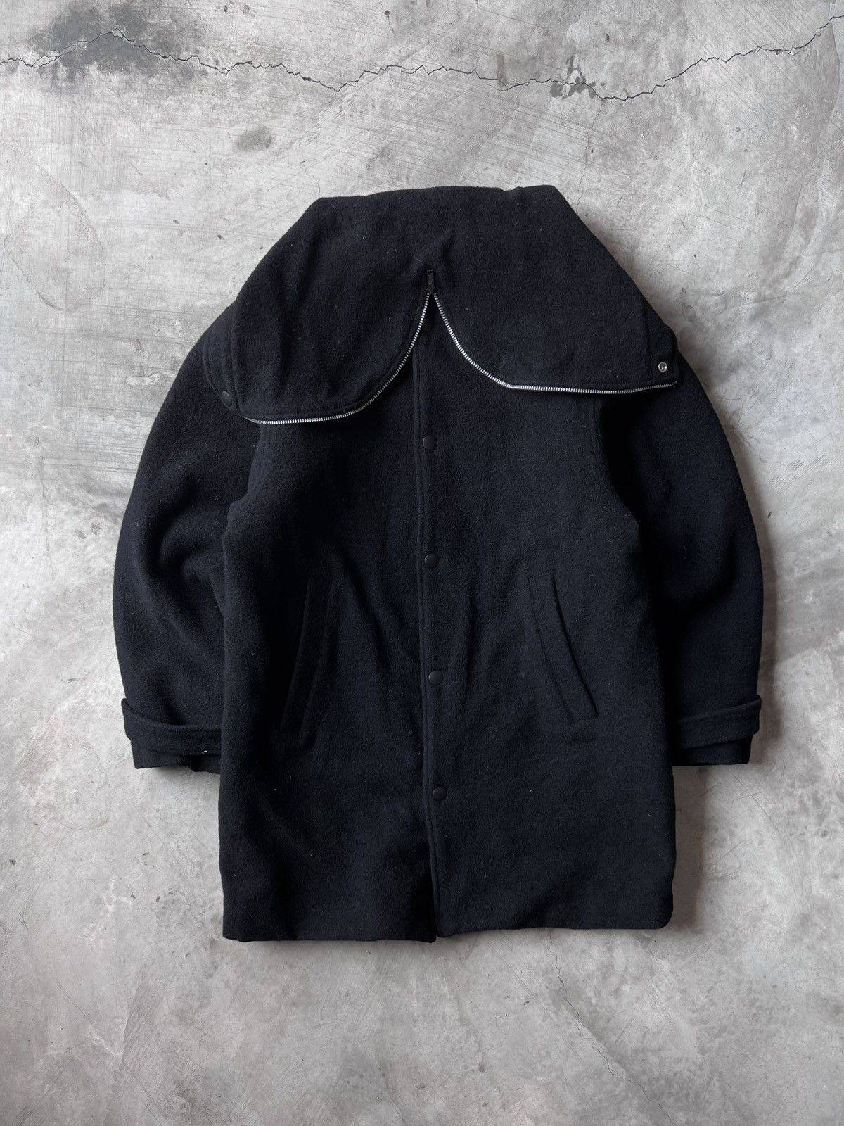 Ralph Lauren tage Ralph Lauren Wool Split Zipper "Snorkel Hood" Jacket Size US XS / EU 42 / 0 - 3 Thumbnail