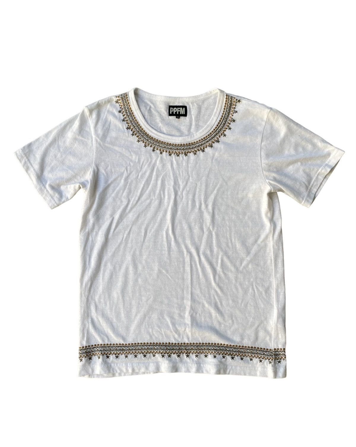 Japanese Brand × PPFM × Tornado Mart Vintage PPFM native embroidery neck and hem Size US M / EU 48-50 / 2 - 1 Thumbnail