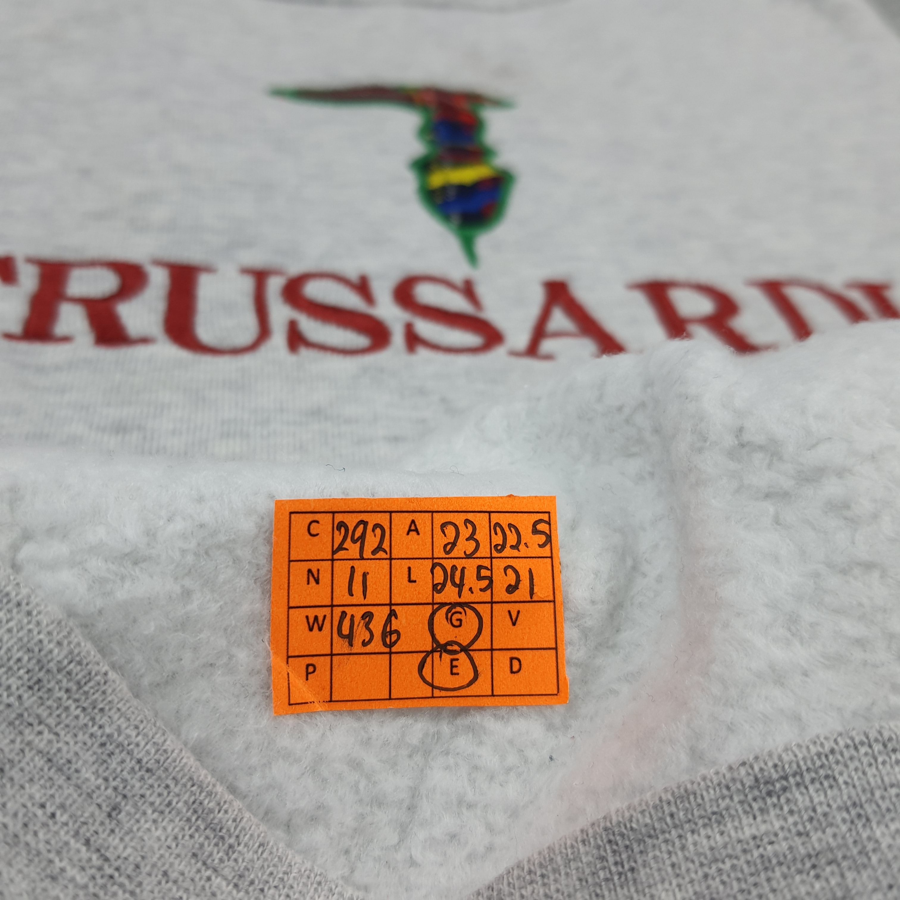 Trussardi Vintage Trussardi Sweatshirt Logo Tartan Embroidery C292N11 Size US M / EU 48-50 / 2 - 7 Thumbnail