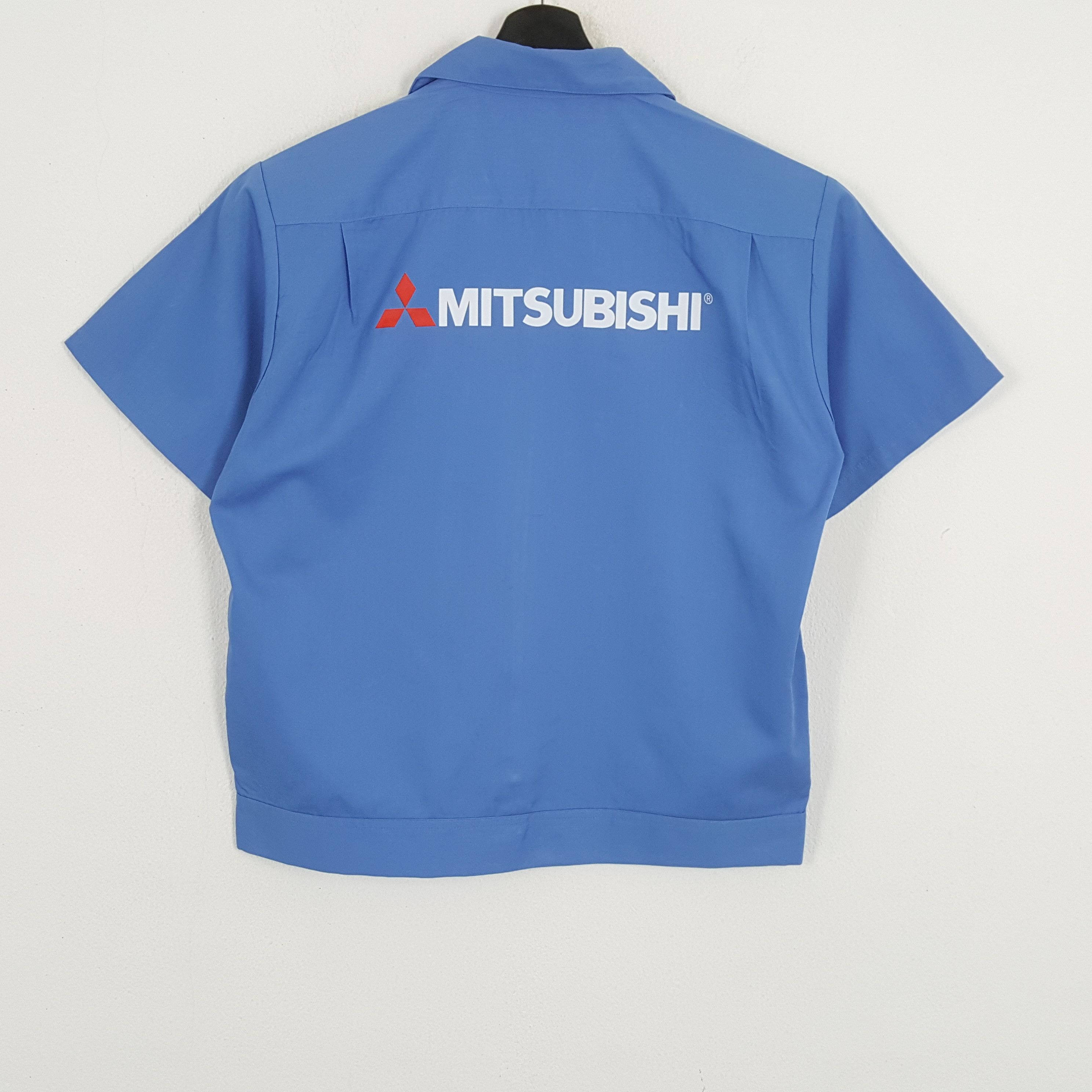 Vintage MITSUBISHI Japanese Motorsports Custom Art Workers Shirt Size US M / EU 48-50 / 2 - 1 Thumbnail