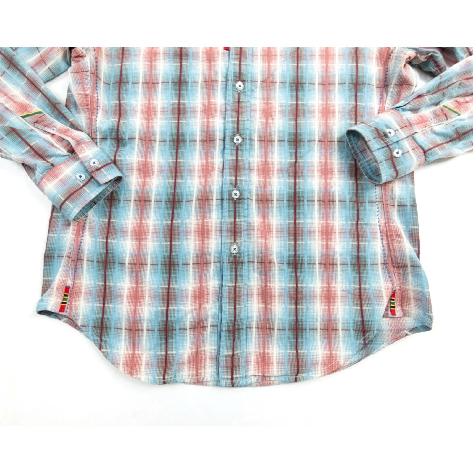 Robert Graham Robert Graham Check Button-Up Shirt Mens Medium Long Sleeve Multicolor Casual Outdoor Size US M / EU 48-50 / 2 - 4 Thumbnail