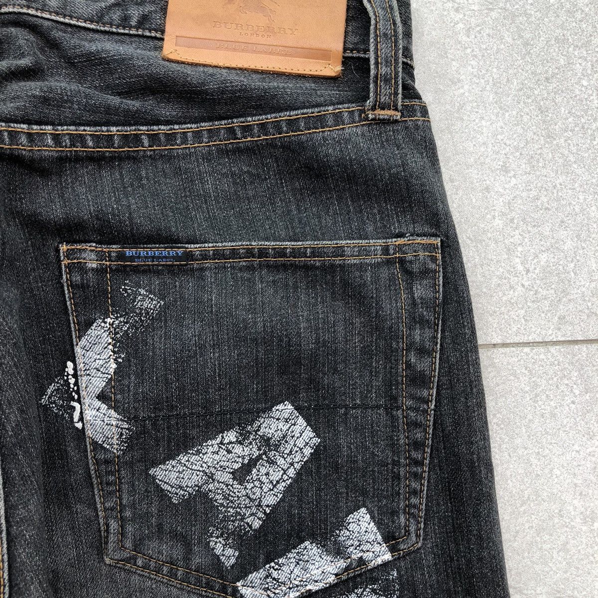 Burberry Burberry London Blue Label Men’s Button Denim Pants Size US 31 - 4 Thumbnail