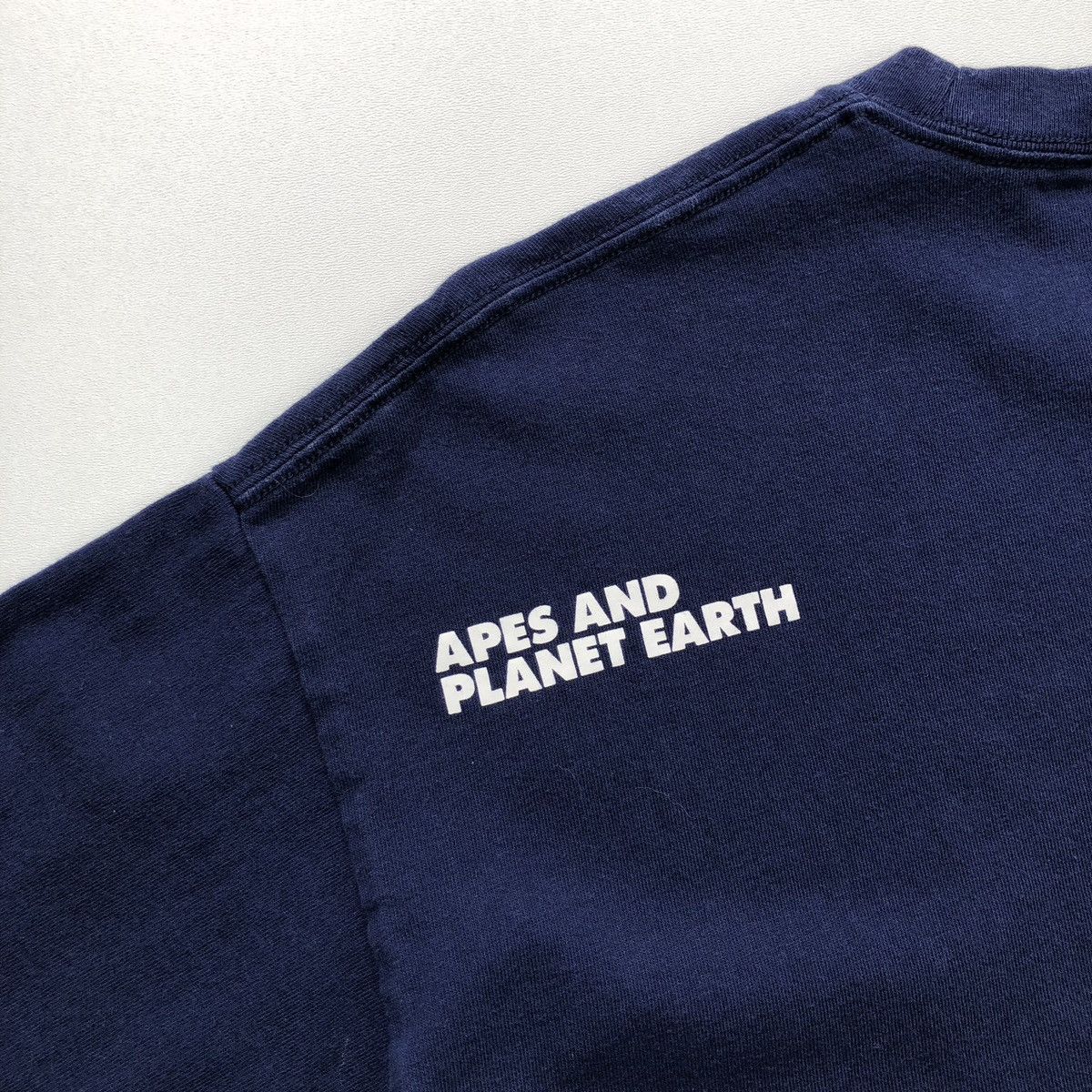 Aape Aape by Bathing Ape Universe Graffiti Printed T-Shirt Navy Size US L / EU 52-54 / 3 - 8 Thumbnail