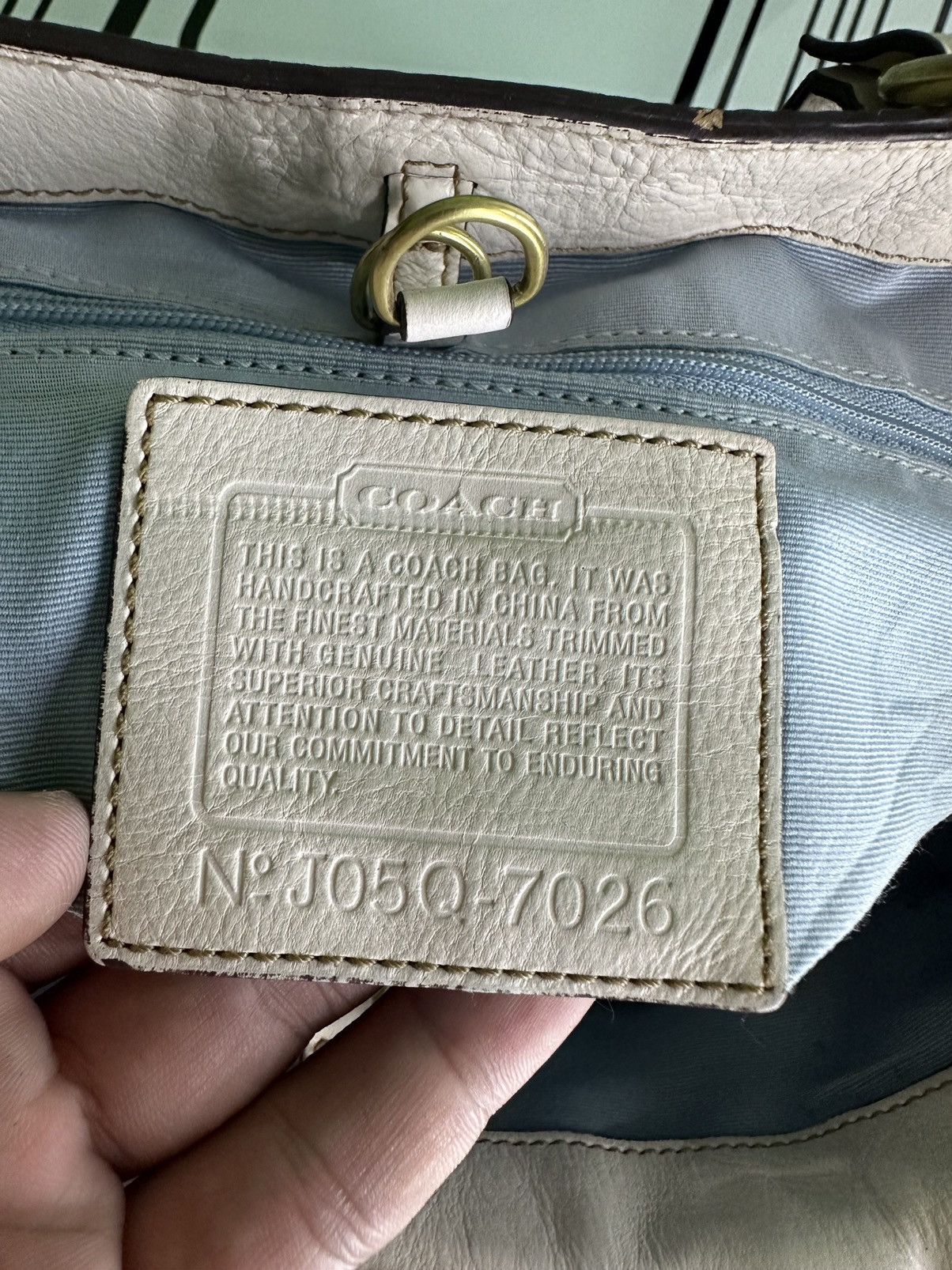 Coach Vintage Handbag Coach Leather Bag Size ONE SIZE - 14 Thumbnail