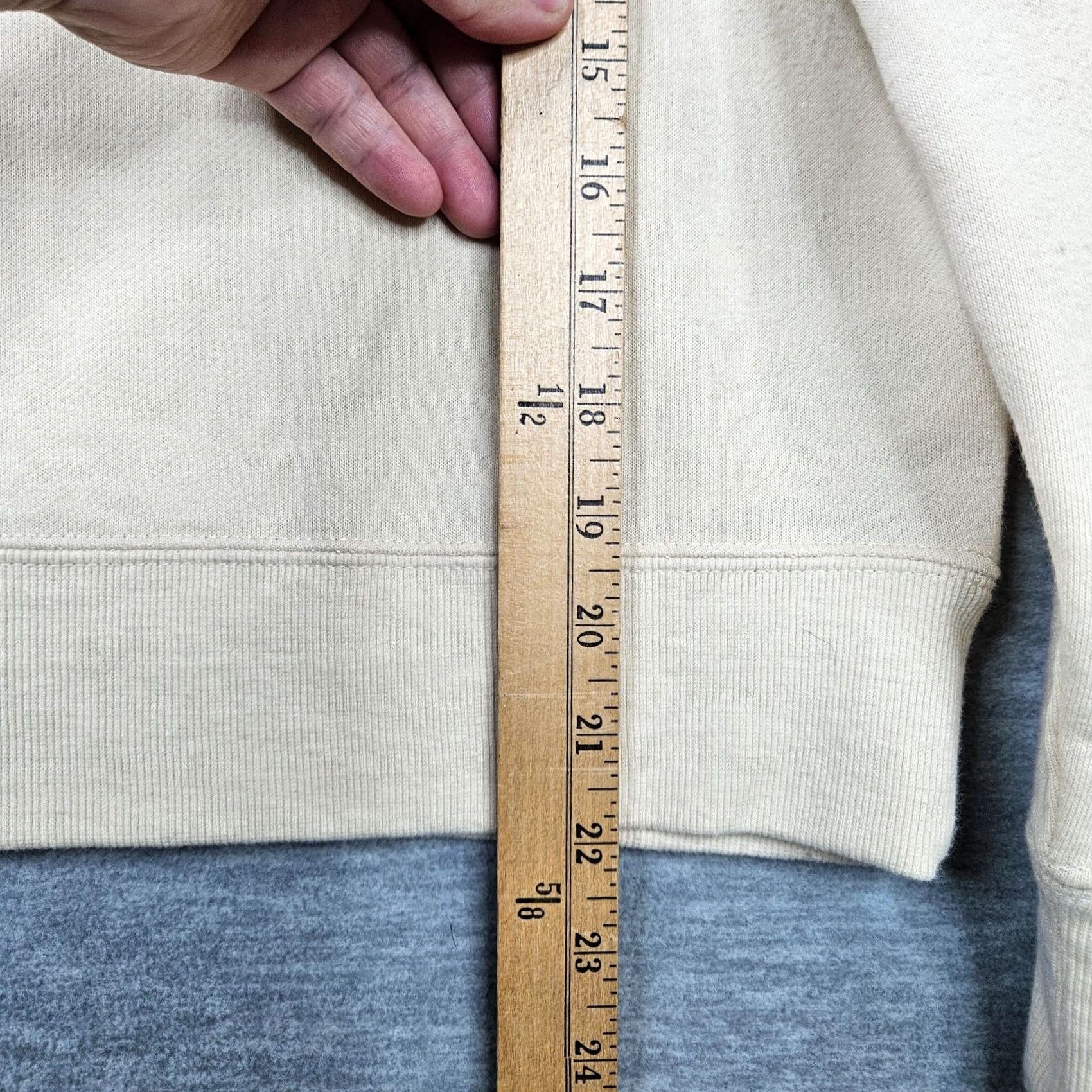 Marmot Marmot Women's Mountain Works Crew Neck Sweatshirt XS Beige Logo Activewear Long Sleeve Regular Fit Pullover Cotton Polyester Fleece Size XS / US 0-2 / IT 36-38 - 5 Thumbnail
