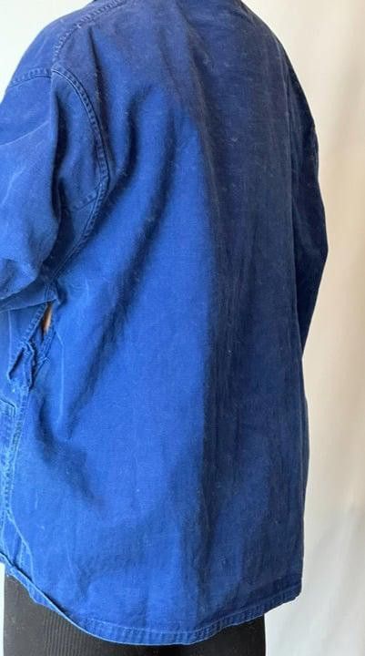 Designer Vintage 1970s french worker jacket Size US L / EU 52-54 / 3 - 4 Thumbnail