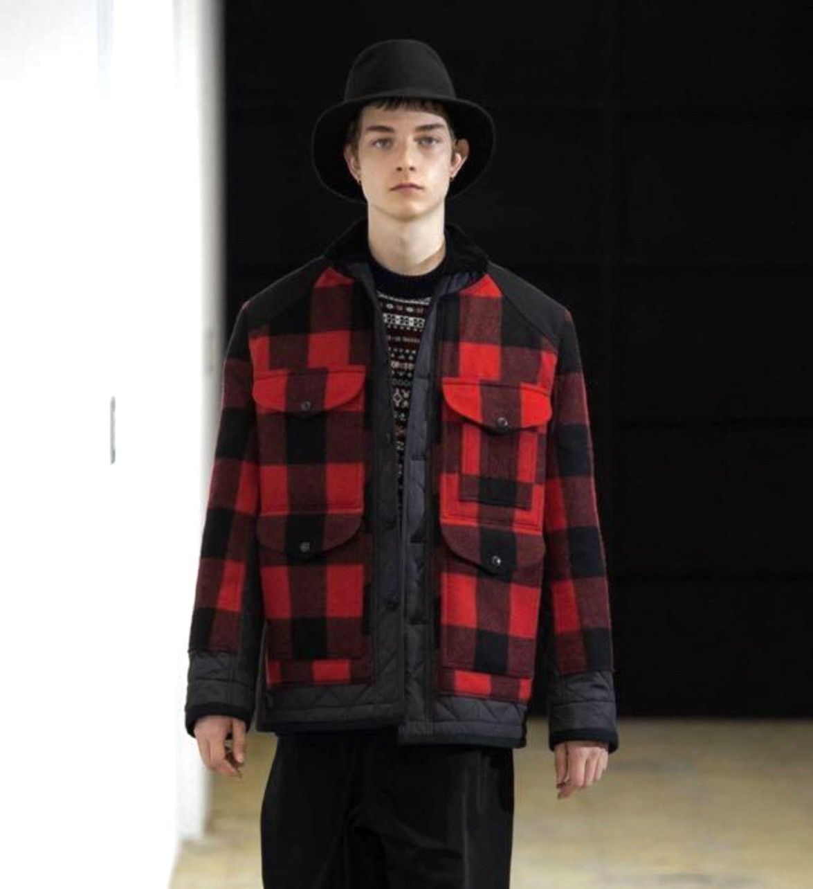 Comme des Garcons × Junya Watanabe 21AW Quilted Multi-Pocket Wool Jacket Size US XS / EU 42 / 0 - 1 Thumbnail