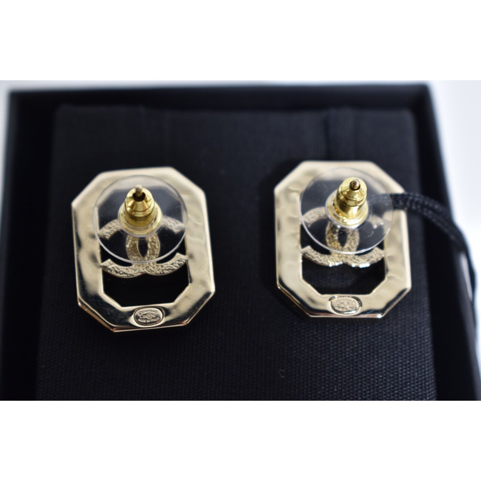 Chanel Chanel Gold Pearl White Crystal Drop Statement Stud Earrings Size ONE SIZE - 12 Thumbnail