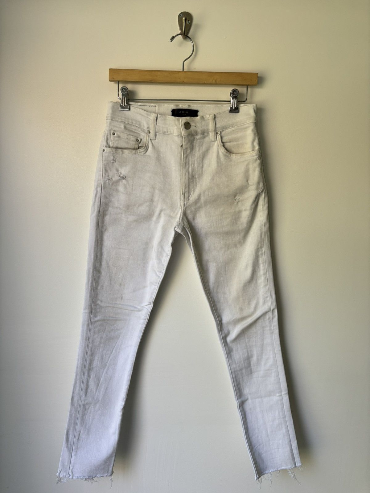 Amiri Amiri Cropped Raw Hem Jean Size US 29 - 1 Thumbnail