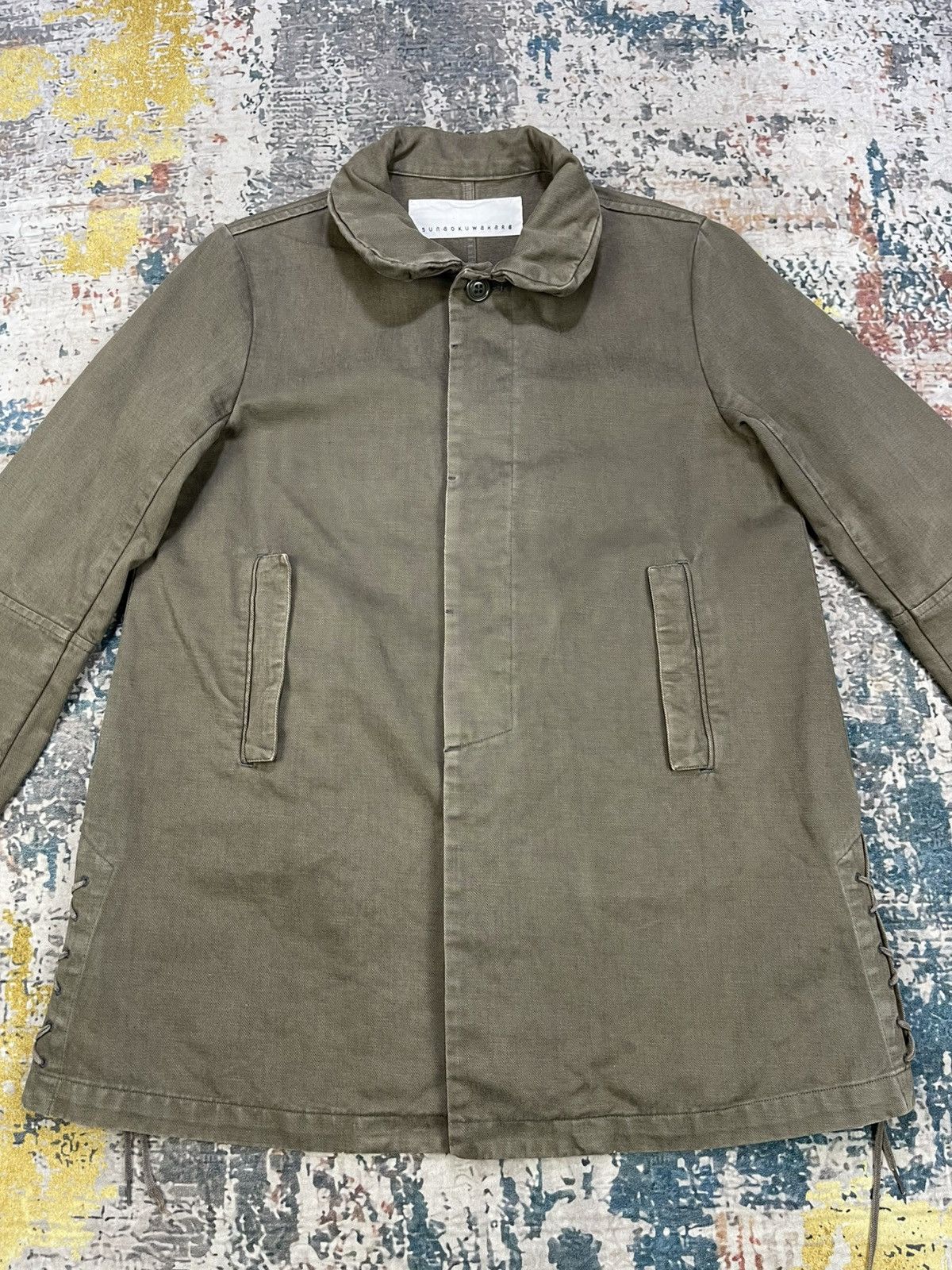 Sunao Kuwahara Sunao Kuwahara Side Lace Coat Jacket Size M / US 6-8 / IT 42-44 - 8 Thumbnail