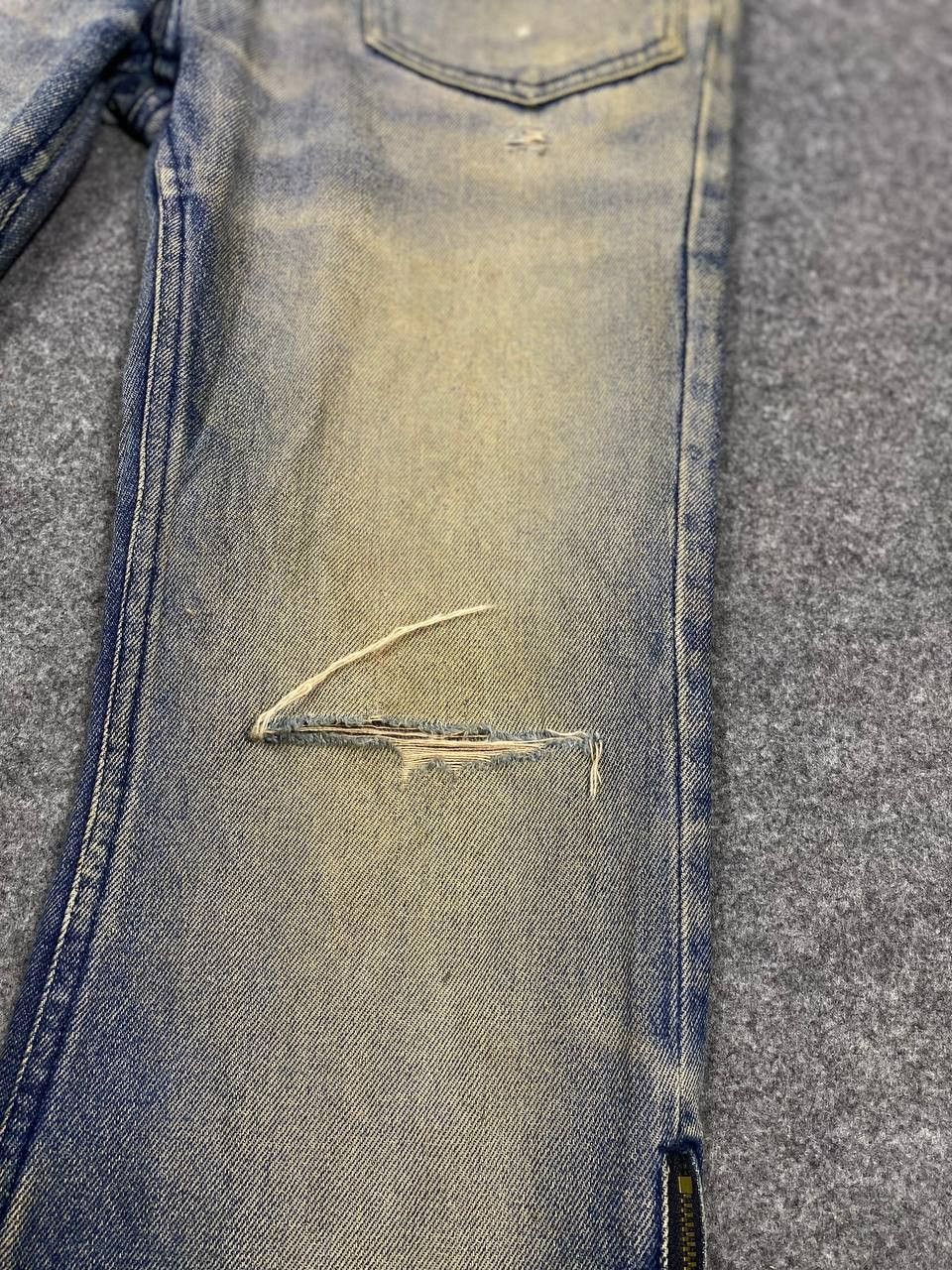 PPFM vintage 90s ppfm bondage style distressed flare denim Size US 32 / EU 48 - 11 Thumbnail