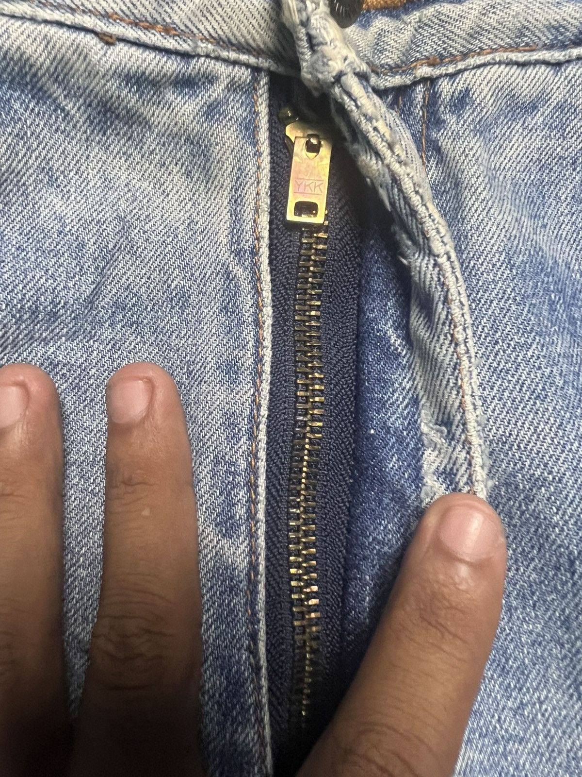 Beauty Beast 90s American Style High-Rise Unique Seam (42) Size 28" / US 6 / IT 42 - 8 Thumbnail