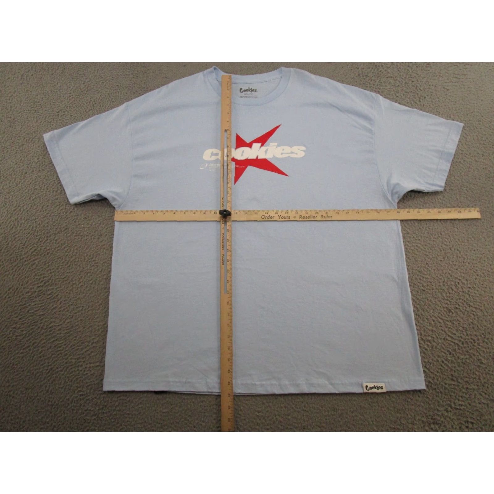 Vintage Cookies Brand Shirt T-Shirt Men 3XL Blue Crew Neck Short Sleeve City Graphic Vintage? No Size US XXL / EU 58 / 5 - 5 Thumbnail