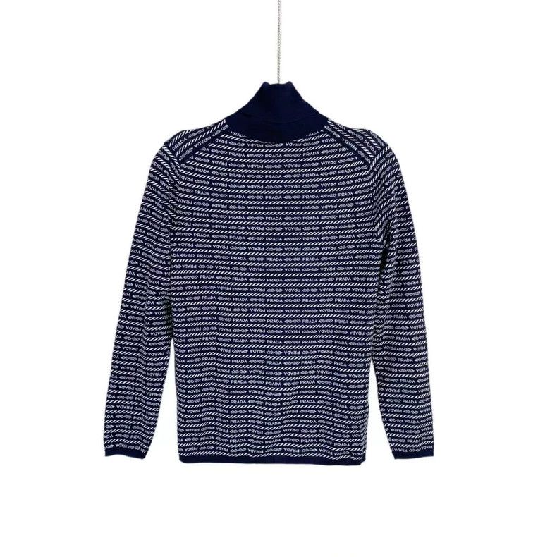 Prada Prada Size38 Full-printed letter Logo high-necked bottom kn Size US XXS / EU 40 - 2 Thumbnail