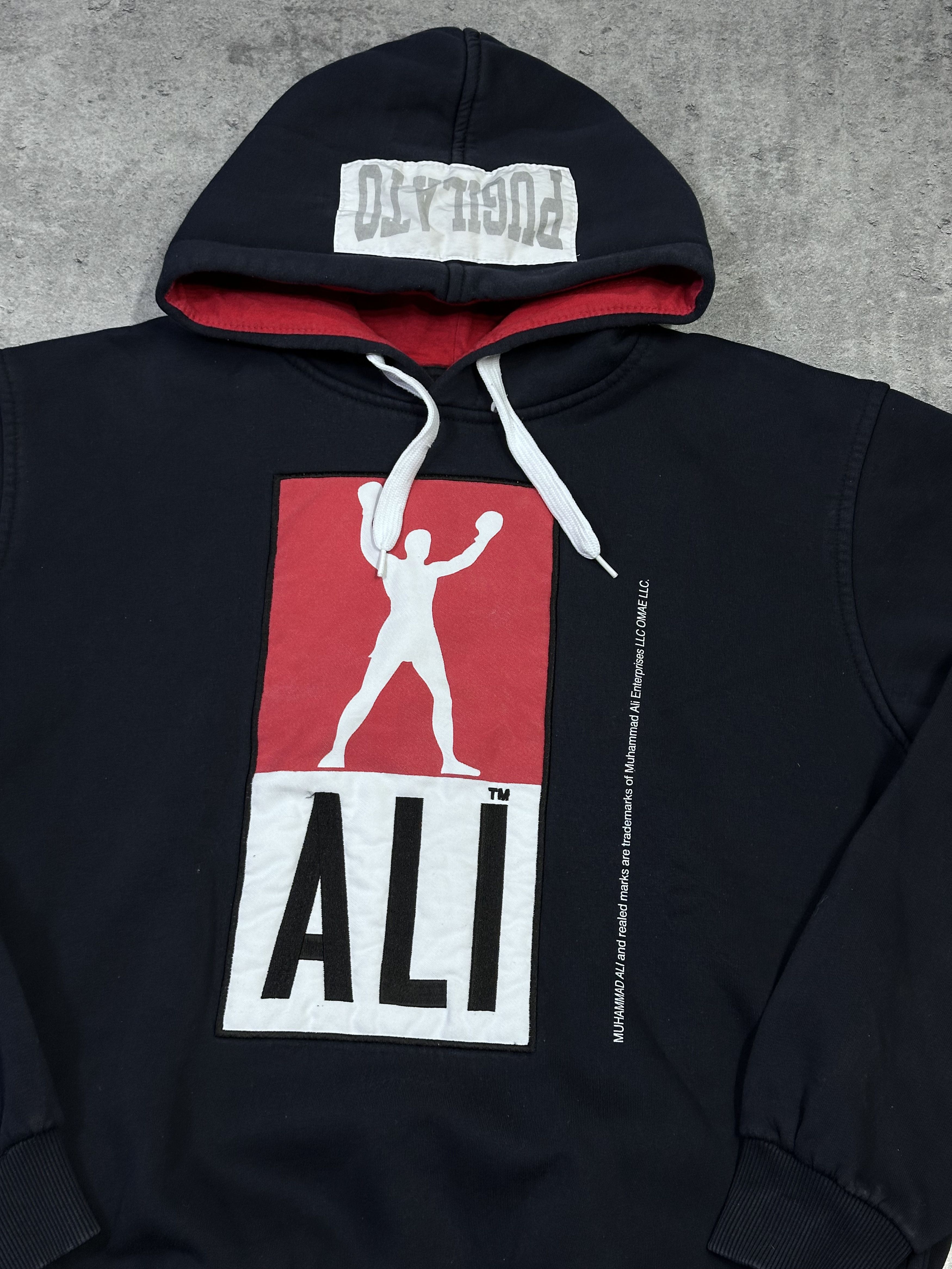 Vintage muhammad ali dolce gabbana style hoodie navy blue Size US L / EU 52-54 / 3 - 3 Thumbnail