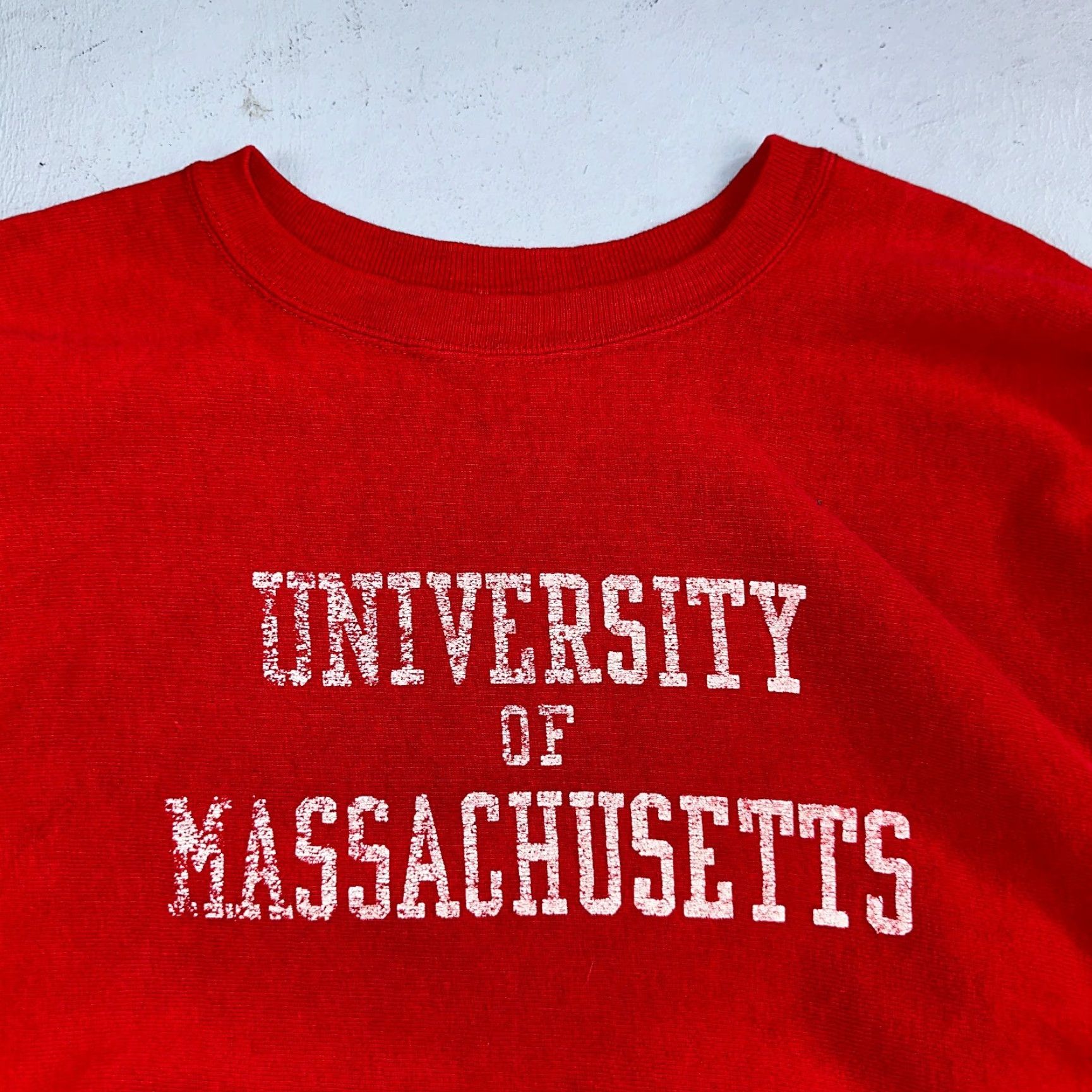 Champion VINTAGE Champion Sweatshirt Crewneck USA 80s Red MIT Massachusetts Reverse Weave L Men’s Pullover Cotton Blend Heavyweight Reversible Size US L / EU 52-54 / 3 - 2 Thumbnail