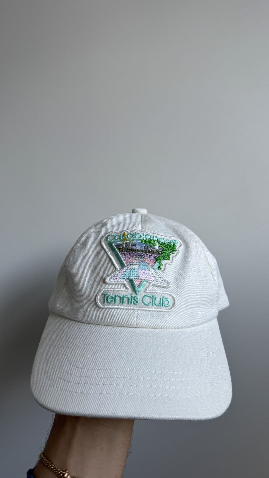 Casablanca White Casablanca Tennis Club Baseball Cap Size ONE SIZE - 2 Thumbnail