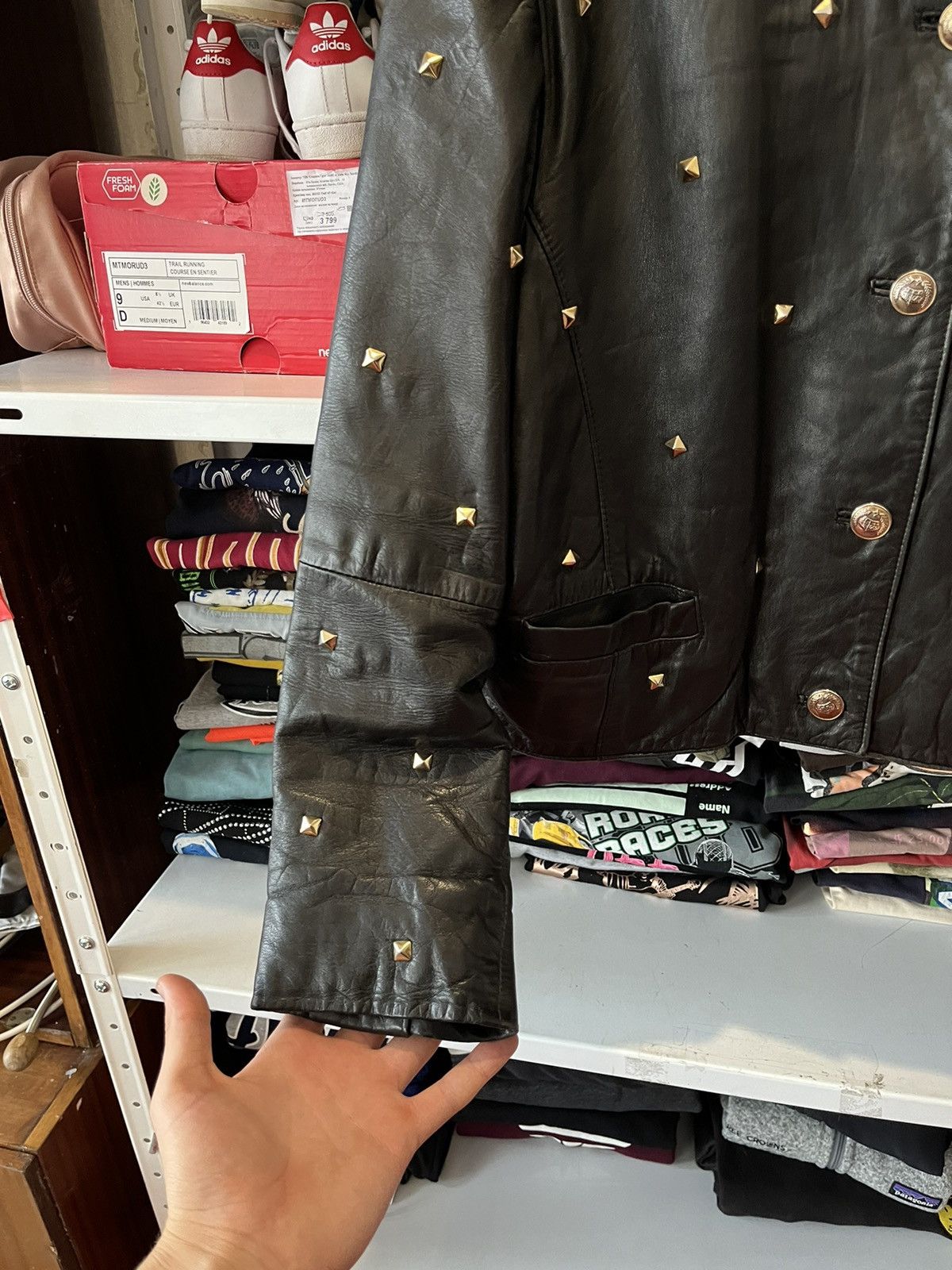 Vintage Crazy True Vintage Cycle Rider Leather Jacket Biker Rare Size S / US 4 / IT 40 - 3 Thumbnail
