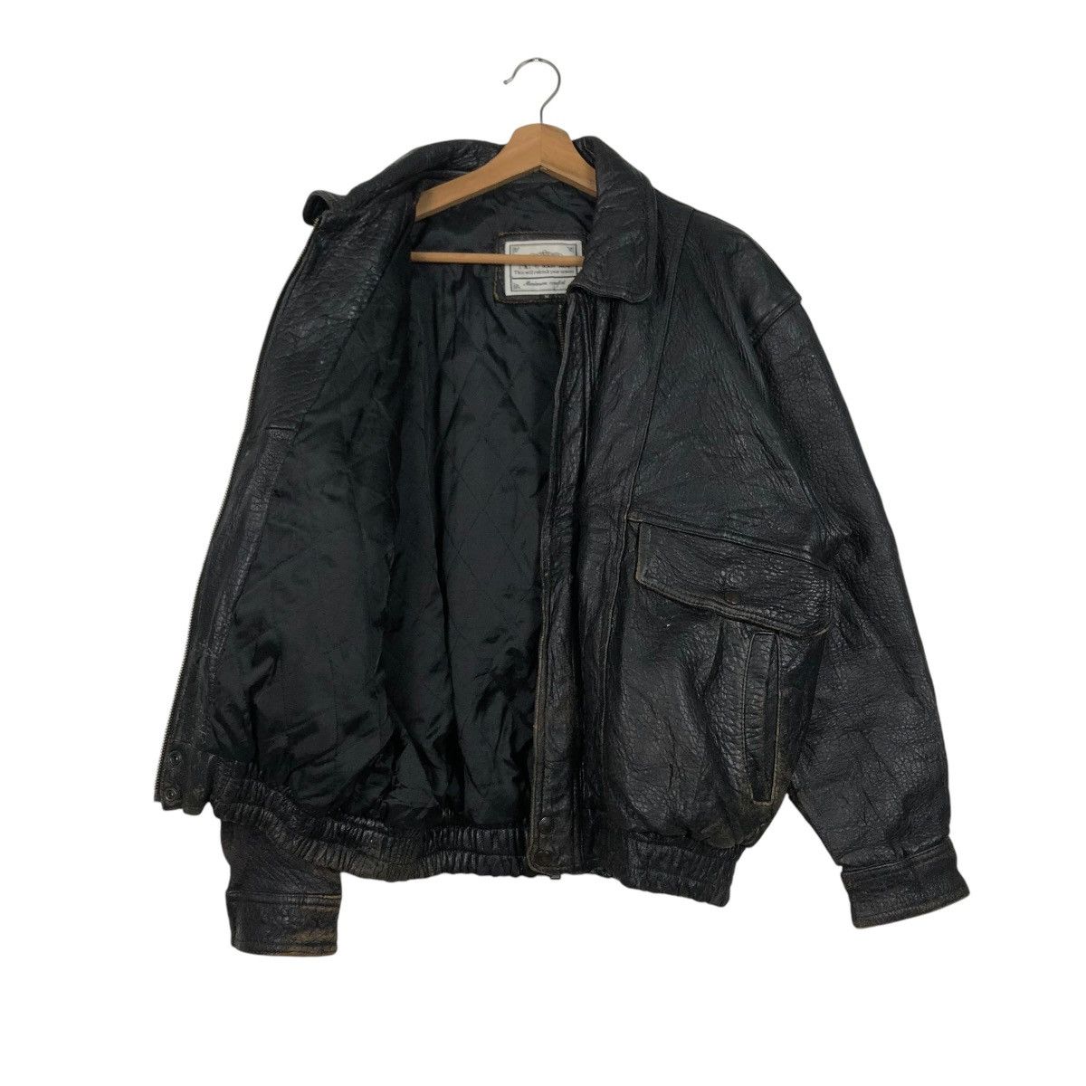 Japanese Brand 🔥VINTAGE BIKER GENUINE LEATHER JACKET ANABAS ISSEY MIYAKE Size US M / EU 48-50 / 2 - 13 Thumbnail