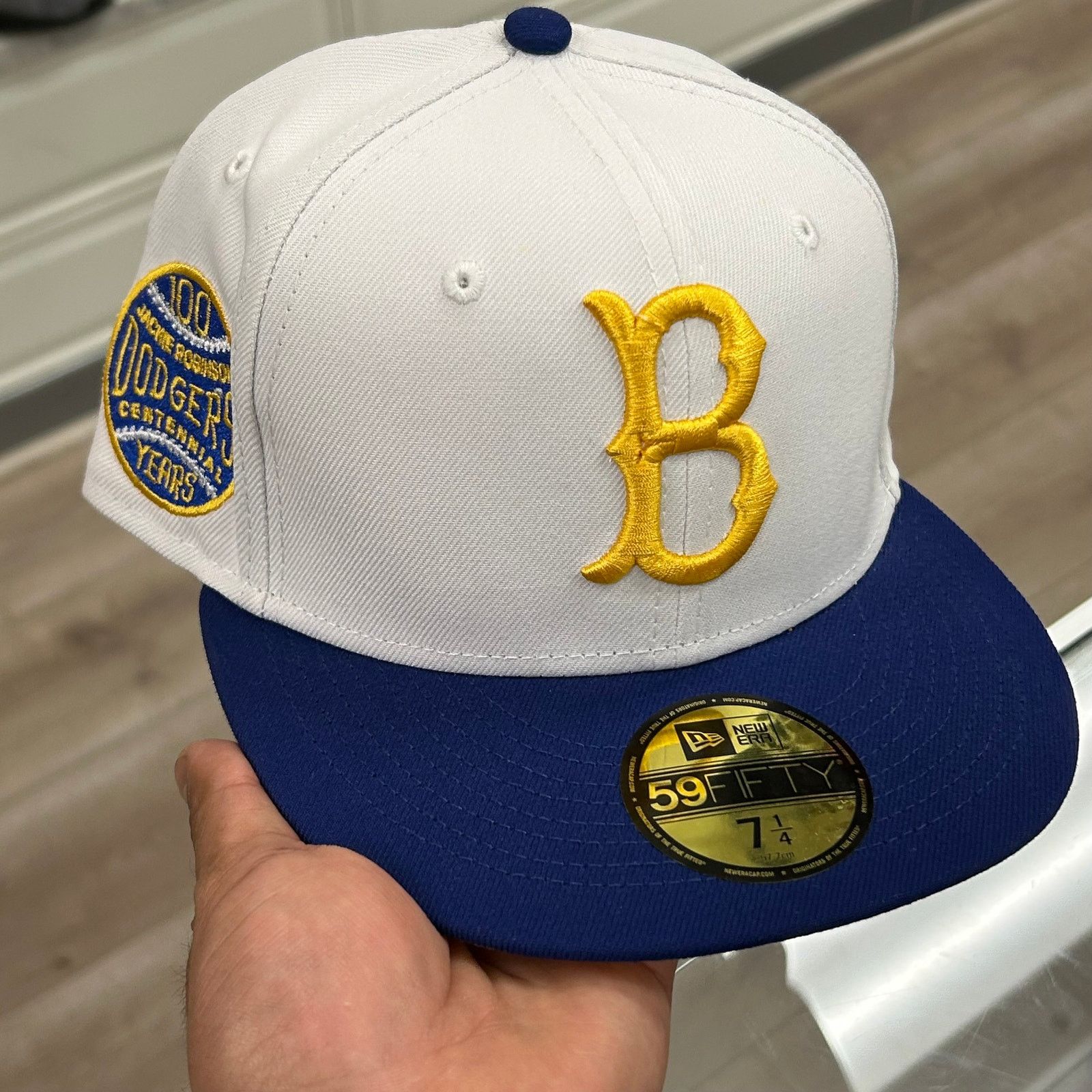 New Era New Era 59FIFTY Brooklyn Dodgers Jackie Robinson hat 7 1/4 Size ONE SIZE - 1 Thumbnail