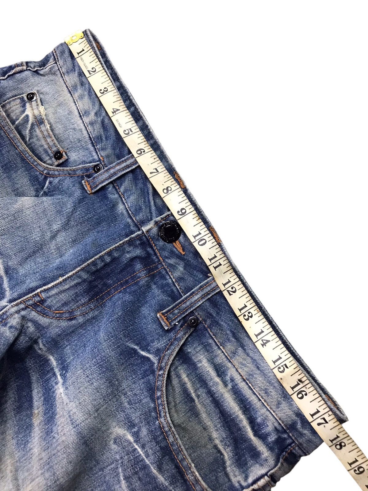 Japanese Brand AUTHENTIC ROOT THREE STYLE BIKERS JEANS Size US 35 - 12 Thumbnail