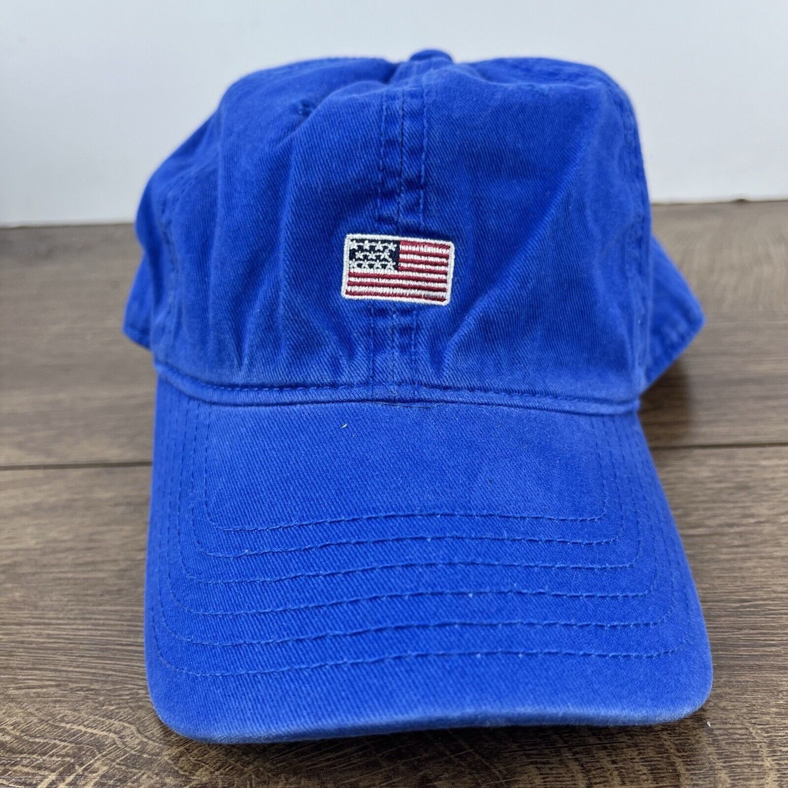 Other American Flag Hat USA Patch Flag Hat Blue Adjustable Hat Blu Size ONE SIZE - 5 Thumbnail