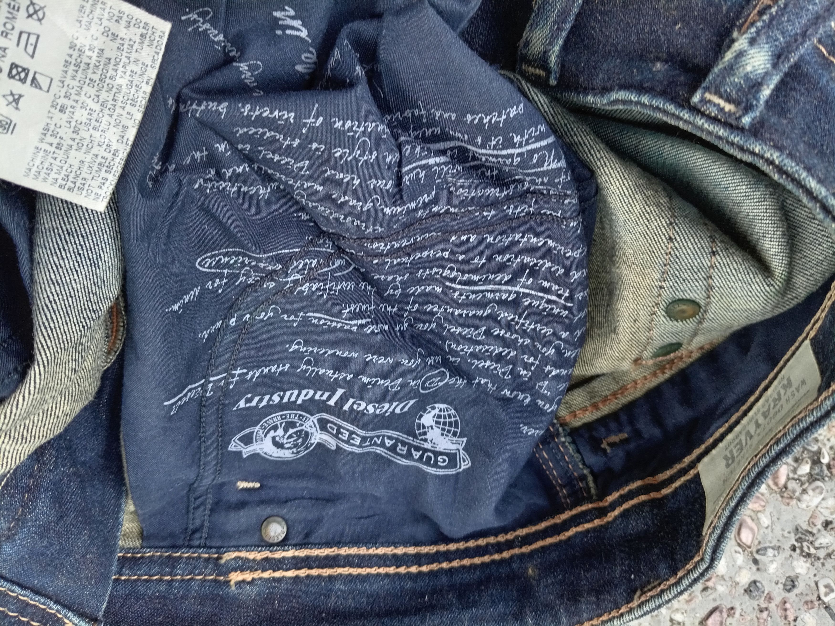 Diesel Vintage Diesel Industry Krooley Slim Carrot Denim Jeans Size US 30 / EU 46 - 7 Thumbnail