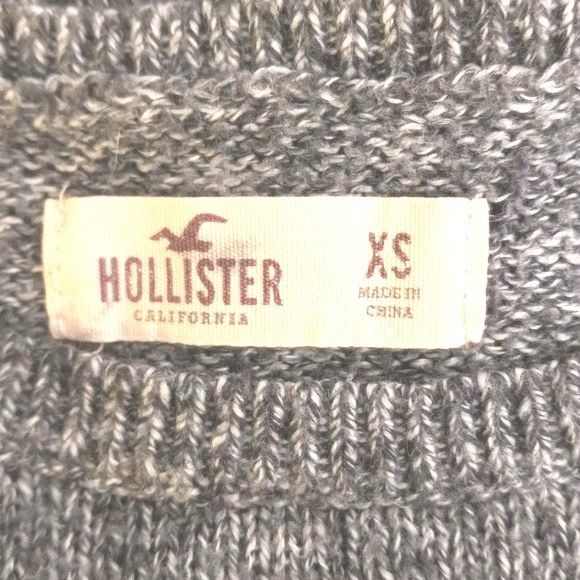 Hollister Hollister Size XS Womens Gray Knit Sweater White Cheetah Gra Size XS / US 0-2 / IT 36-38 - 8 Thumbnail