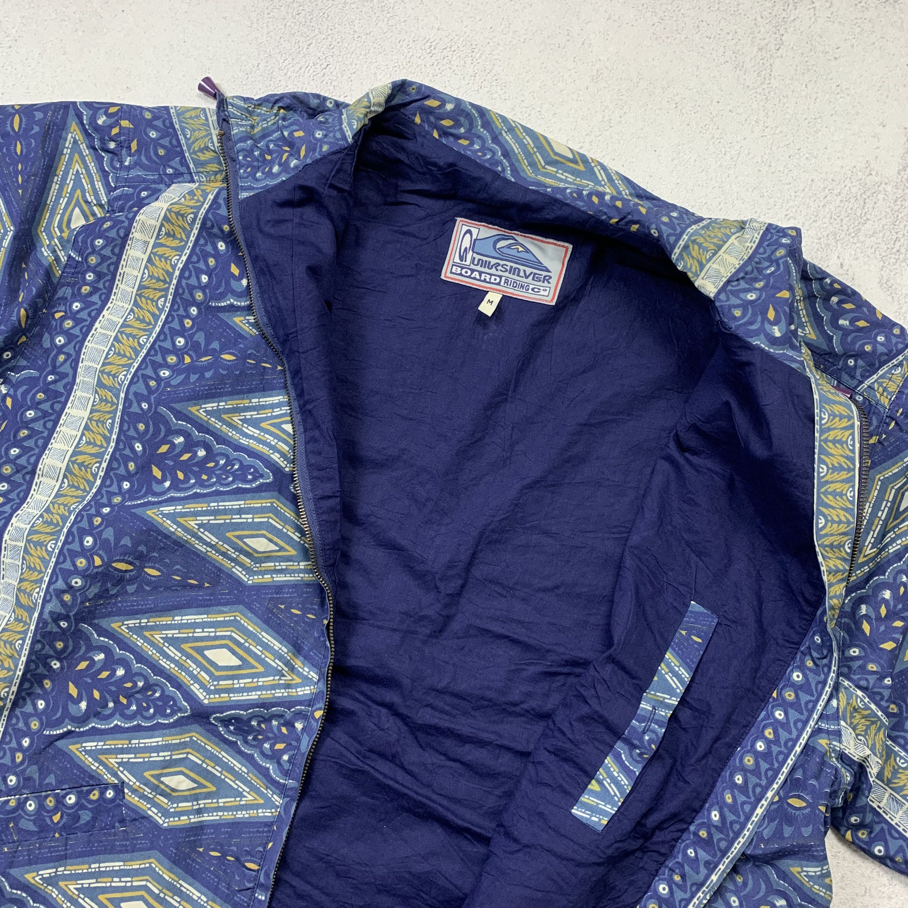 Quiksilver Vintage Quiksilver Board Riding Pattern Jacket Size US M / EU 48-50 / 2 - 10 Thumbnail