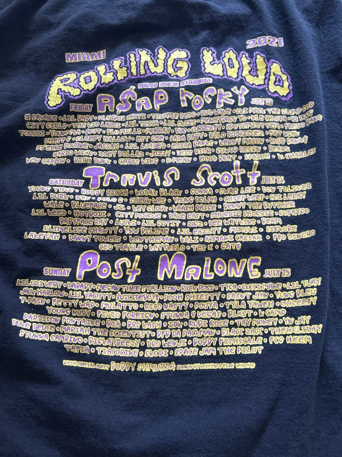 Rolling Loud rolling loud miami tour t shirt Size US L / EU 52-54 / 3 - 4 Thumbnail