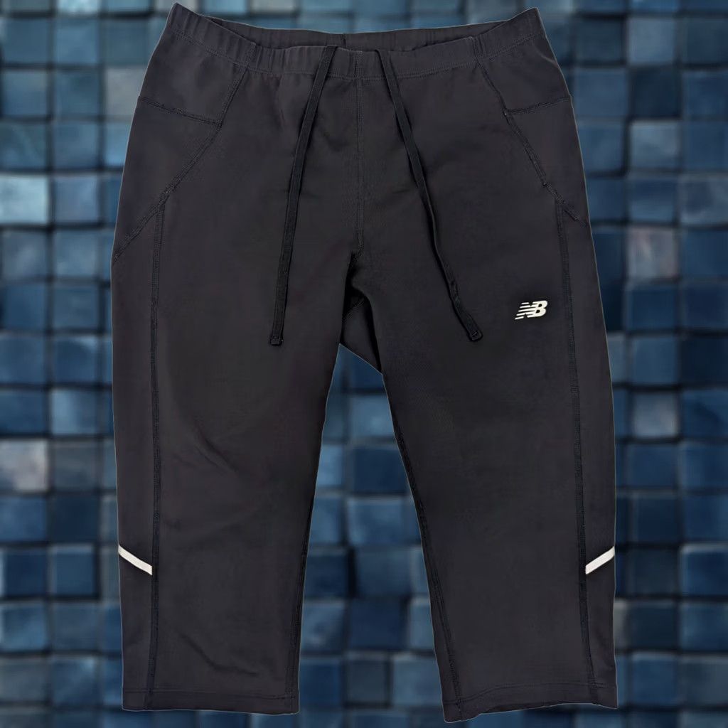 New Balance New Balance NB Dry Compression Cropped Legging Women L Black Back Pocket Size 36" / US 14 / IT 50 - 1 Thumbnail