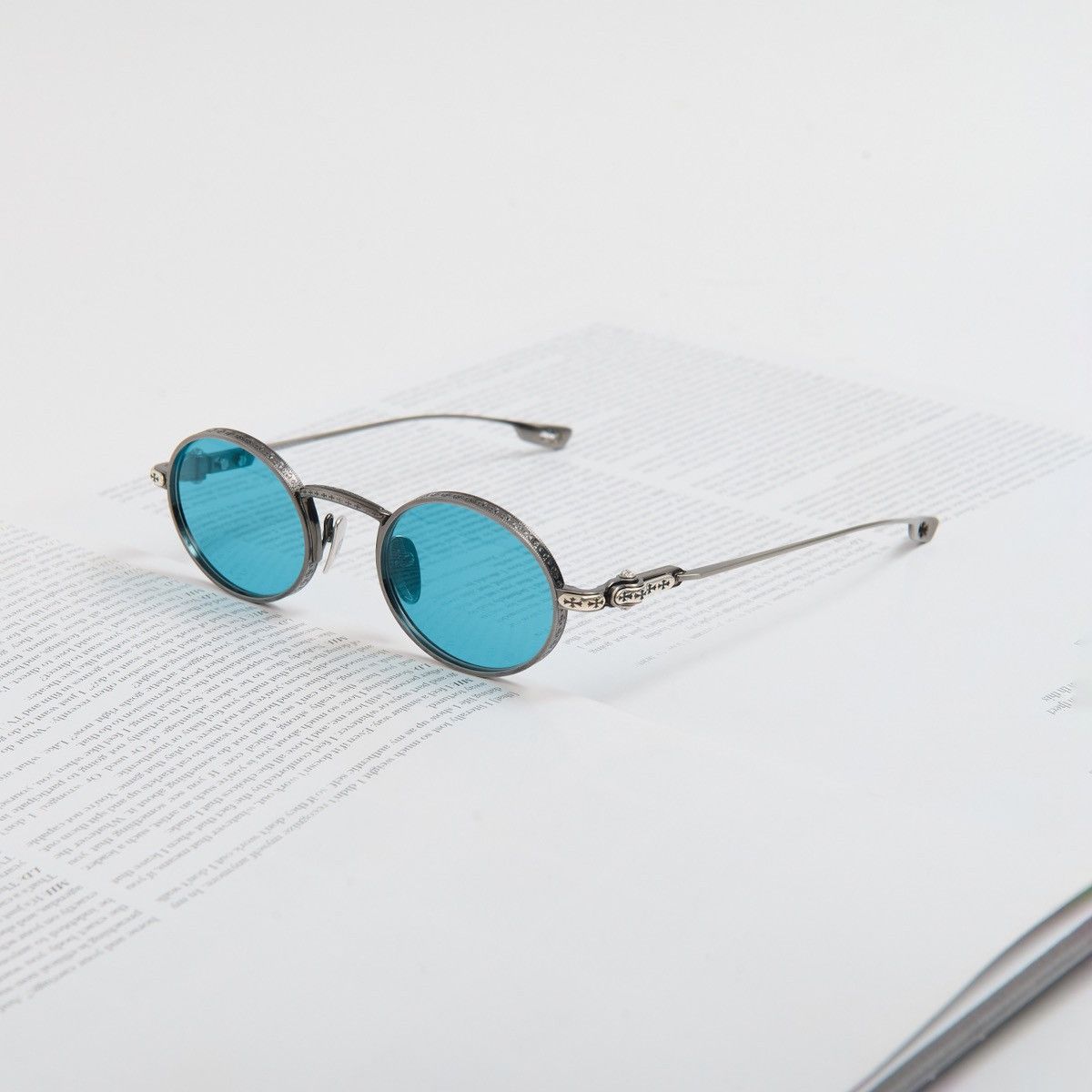 Chrome Hearts CHROME HEARTS HONEY DIPPED PEWTER SUNGLASSES Size ONE SIZE - 1 Thumbnail