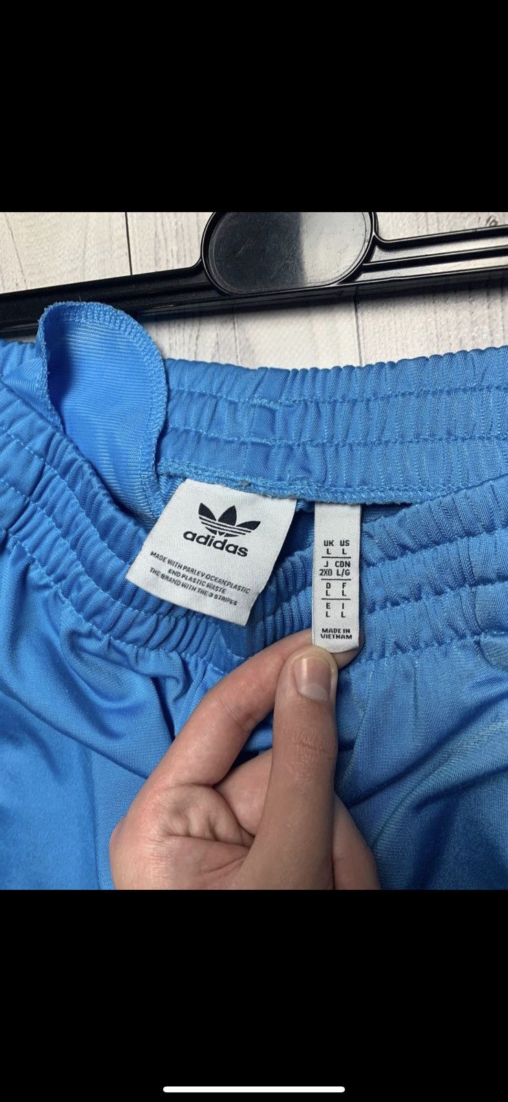 Other Vintage adidas original pants Y2K logo rare blue size L Size US 34 / EU 50 - 3 Thumbnail