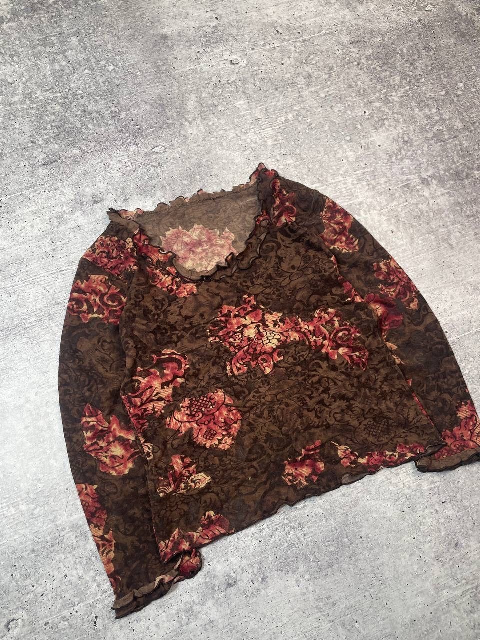 Hysteric Glamour Vintage Save The Queen JPG Style Mesh Top Y2K Size S / US 4 / IT 40 - 2 Thumbnail