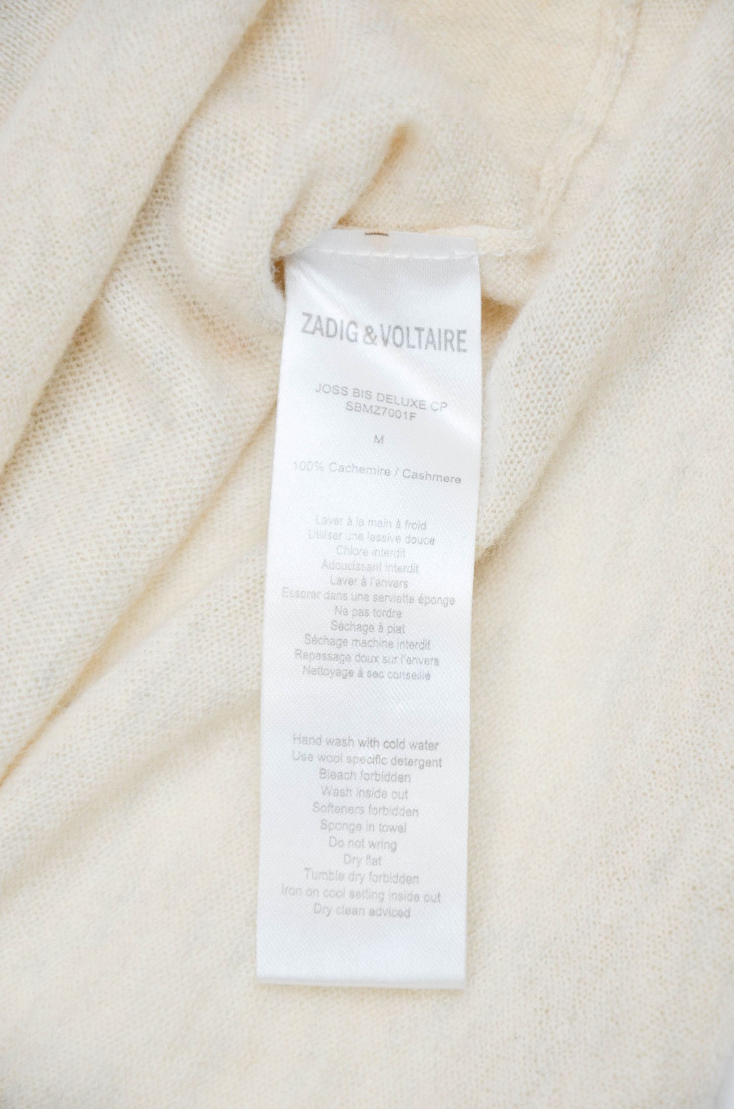 Zadig & Voltaire ZADIG & Voltaire Cashmere Lightning Print Tank Top - M Size M / US 6-8 / IT 42-44 - 8 Thumbnail