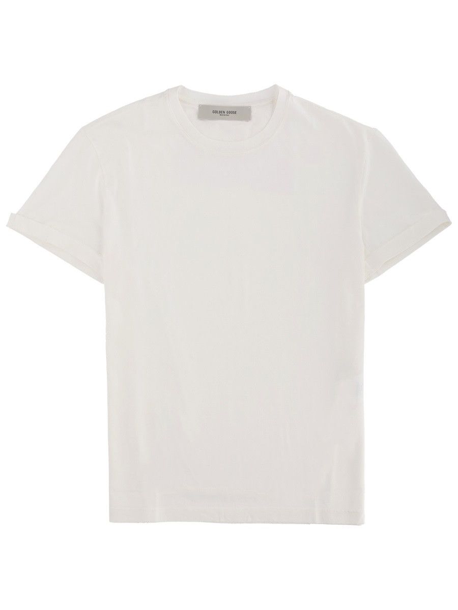 Golden Goose Logo Print T-Shirt - White, Men's (Size M)