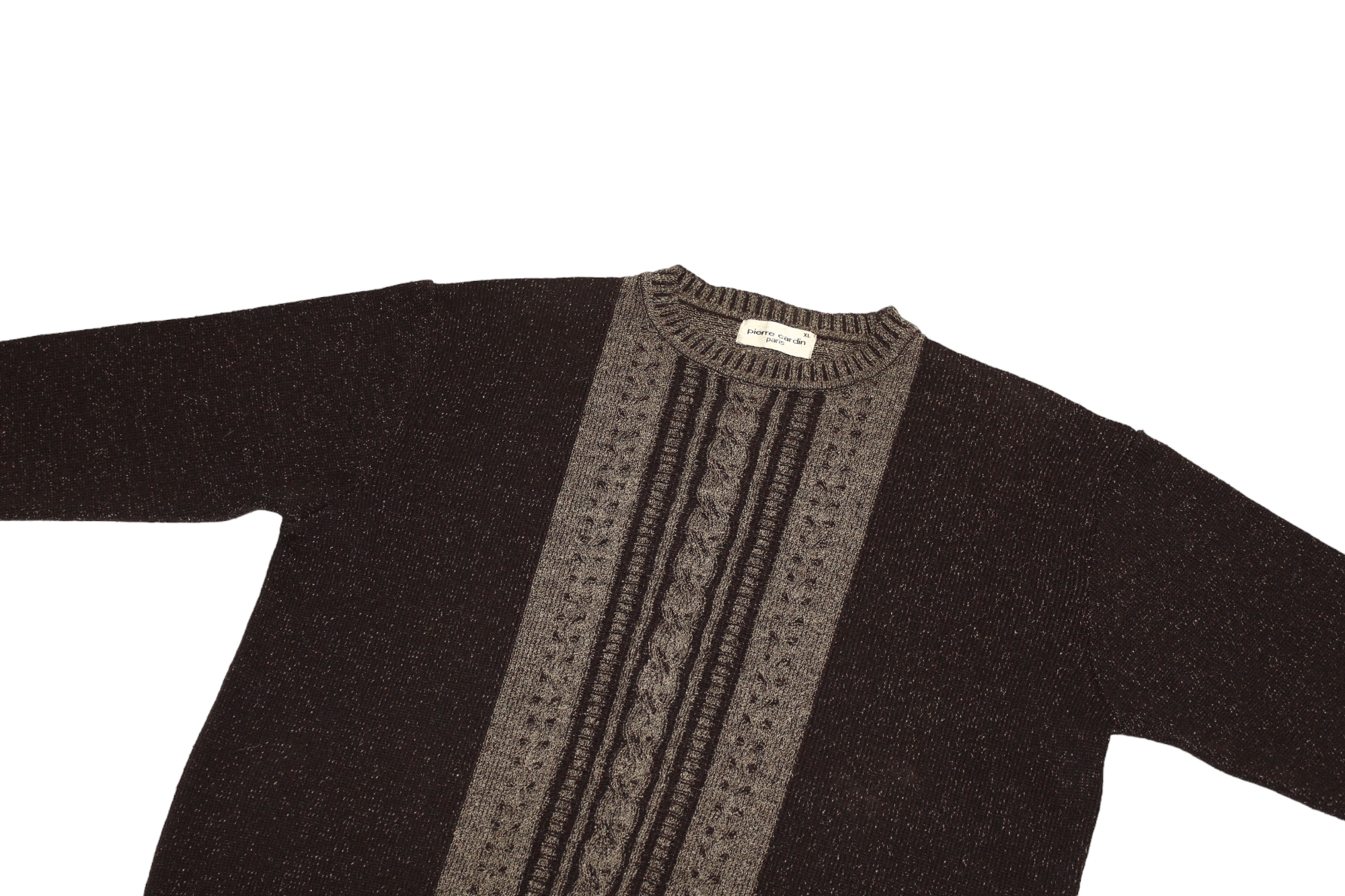 Pierre Cardin Rare 80s Pierre Cardin Paris Crew Neck Wool Blend Sweater Size US XL / EU 56 / 4 - 6 Thumbnail