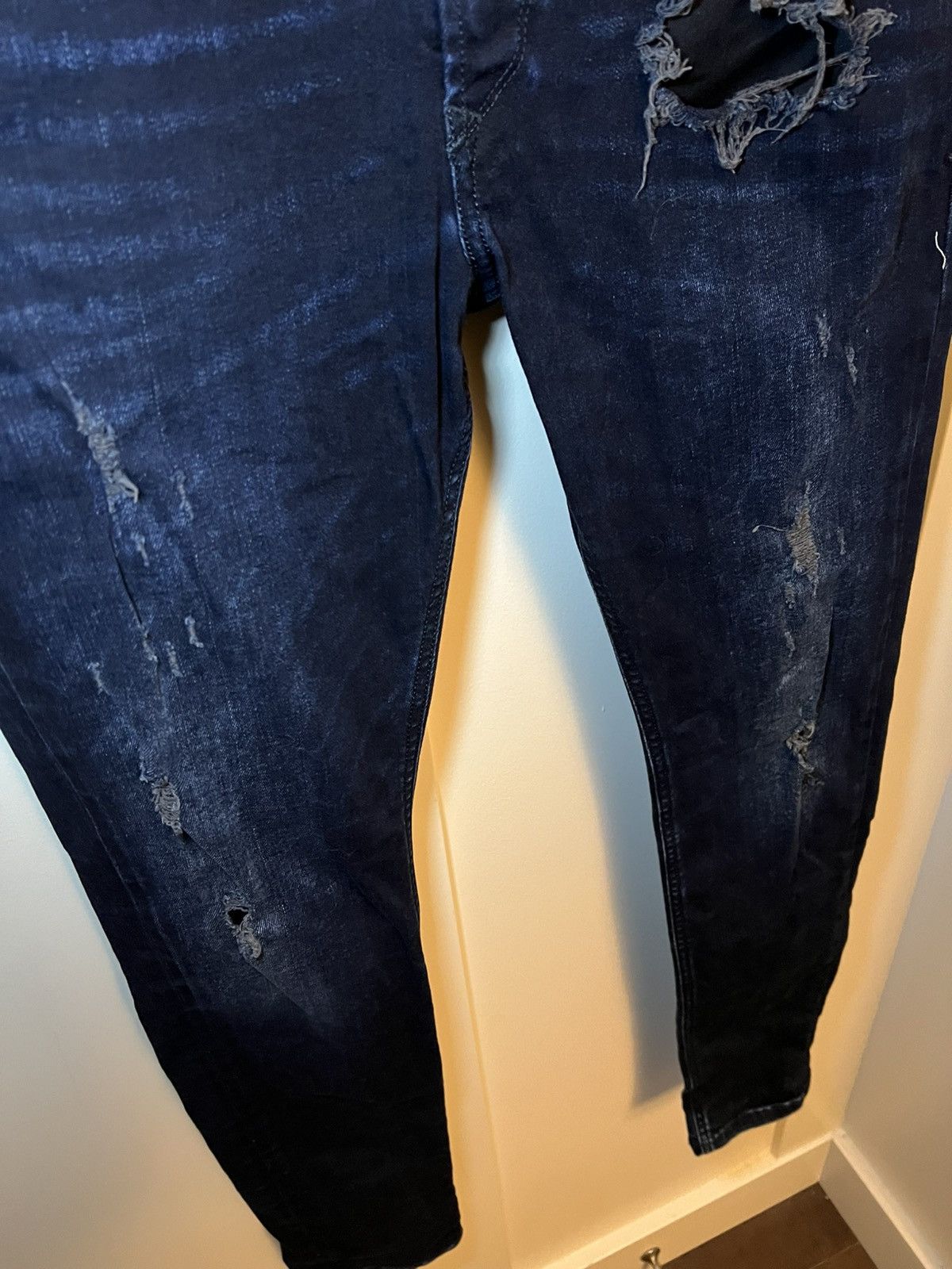 Diesel Vintage Diesel made in Italy “Sleenker distressed slim jeans Size US 28 / EU 44 - 6 Thumbnail