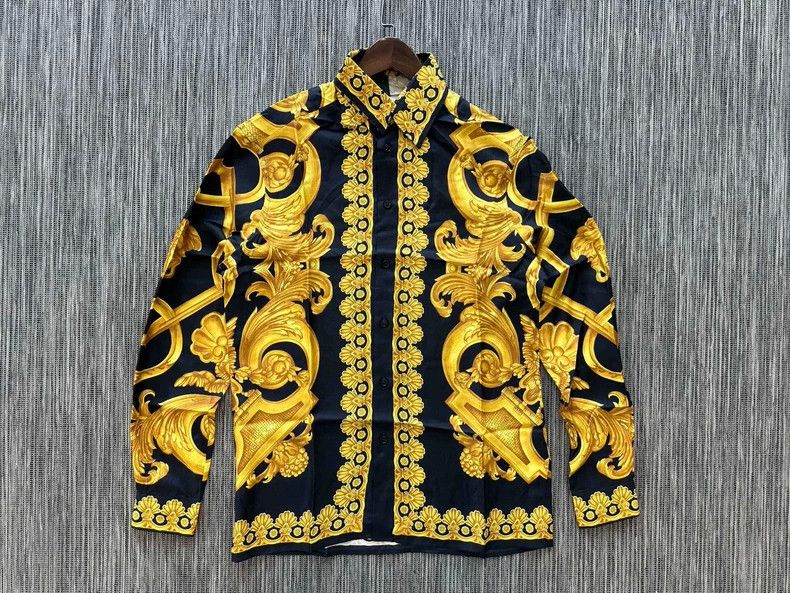 Versace Versace Silk mulberry silk shirt Size US S / EU 44-46 / 1 - 1 Thumbnail