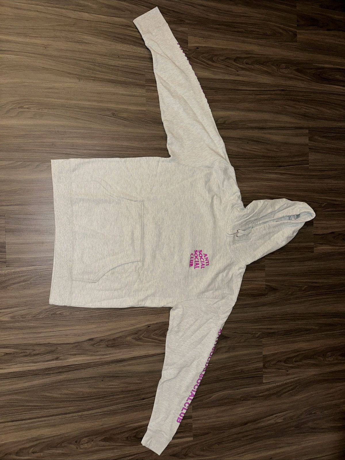 Anti Social Social Club “ASSC Berlin Full Zip Hoodie Grey/Pink Size L Size US L / EU 52-54 / 3 - 1 Thumbnail