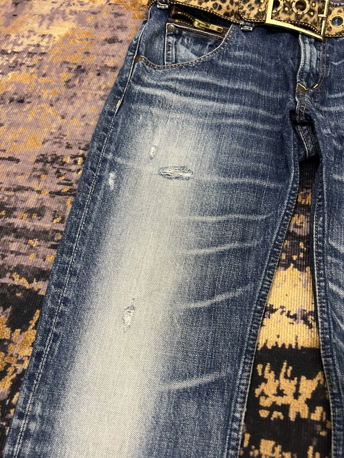 Tornado Mart RNA Inc Japan Distressed Snake Pocket Back Size US 31 - 8 Thumbnail