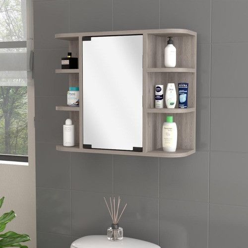 Designer × Homemade Valdez Medicine Cabinet With Six Shelves, Mirror Cabinet Size US L / EU 52-54 / 3 - 1 Thumbnail