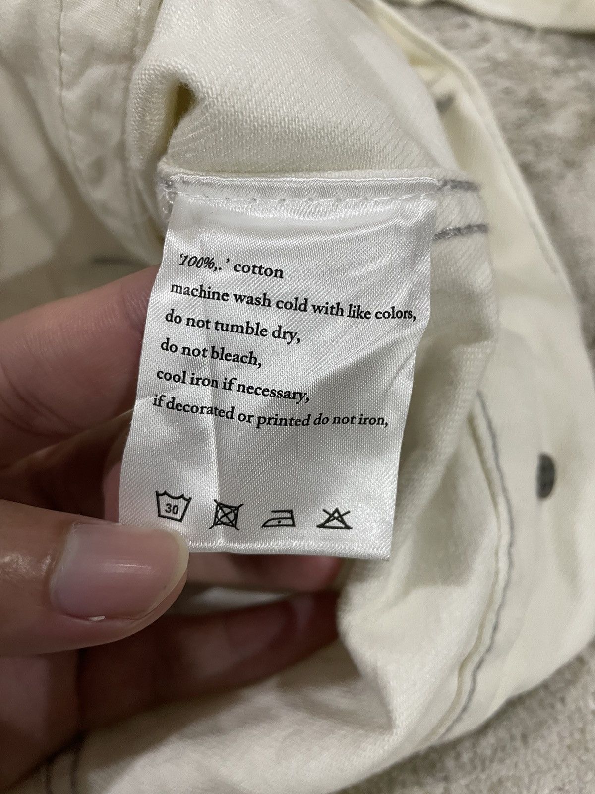 Ksubi Ksubi Oh G off white denim jacket Size US M / EU 48-50 / 2 - 9 Thumbnail