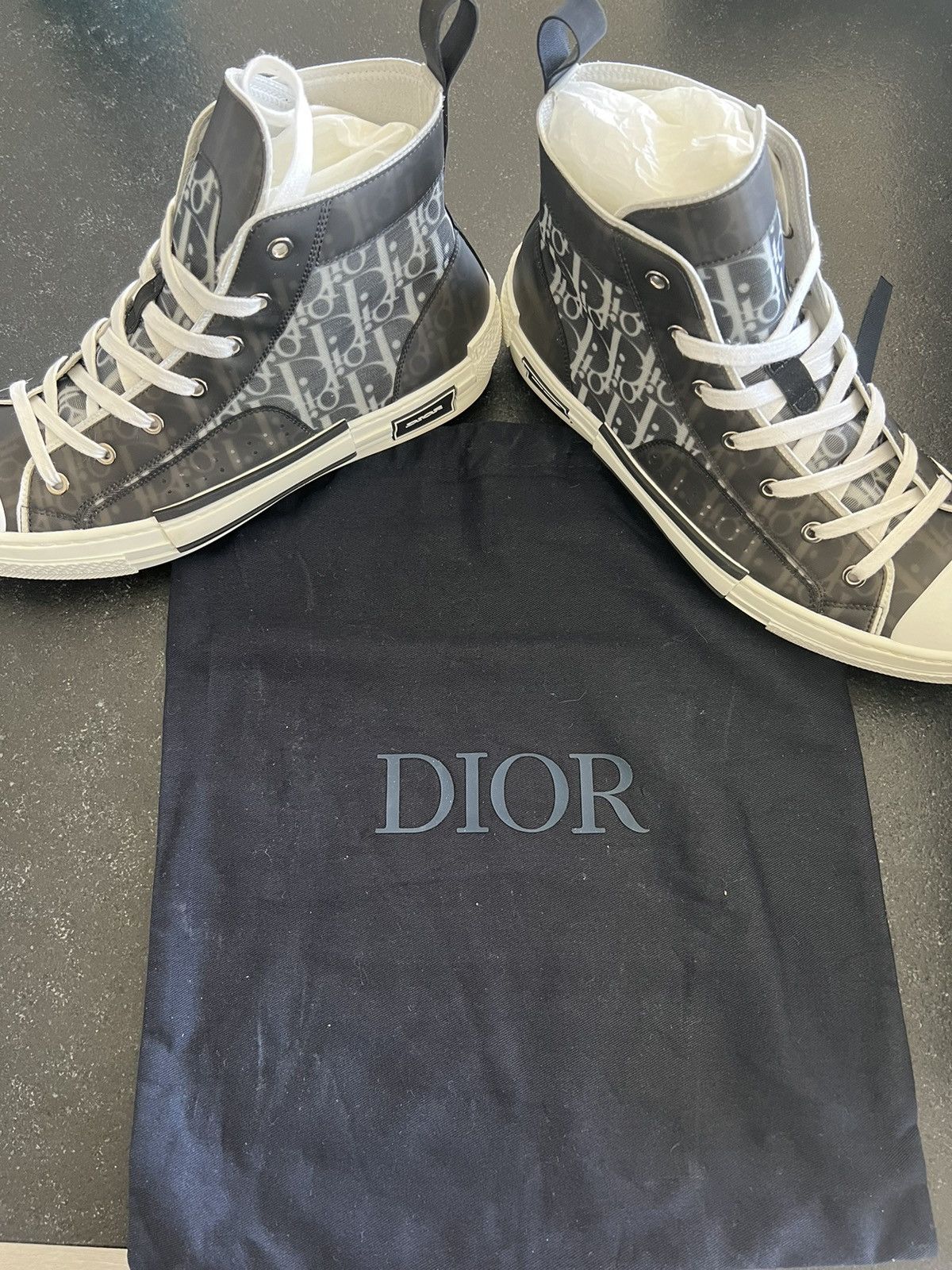 Dior Dior B23 High - 'Dior Oblique' Black & White’ - Size US 10 / EU 43 - 7 Thumbnail