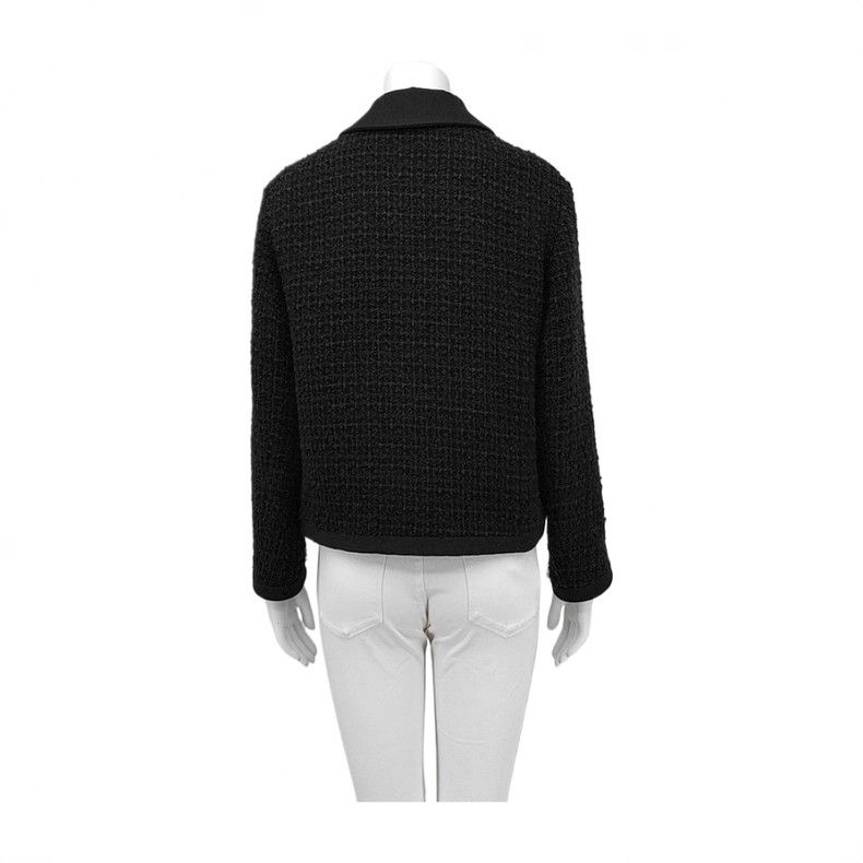 Valentino Valentino Black viscous cardigan with long sleeves Size XS / US 0-2 / IT 36-38 - 2 Thumbnail