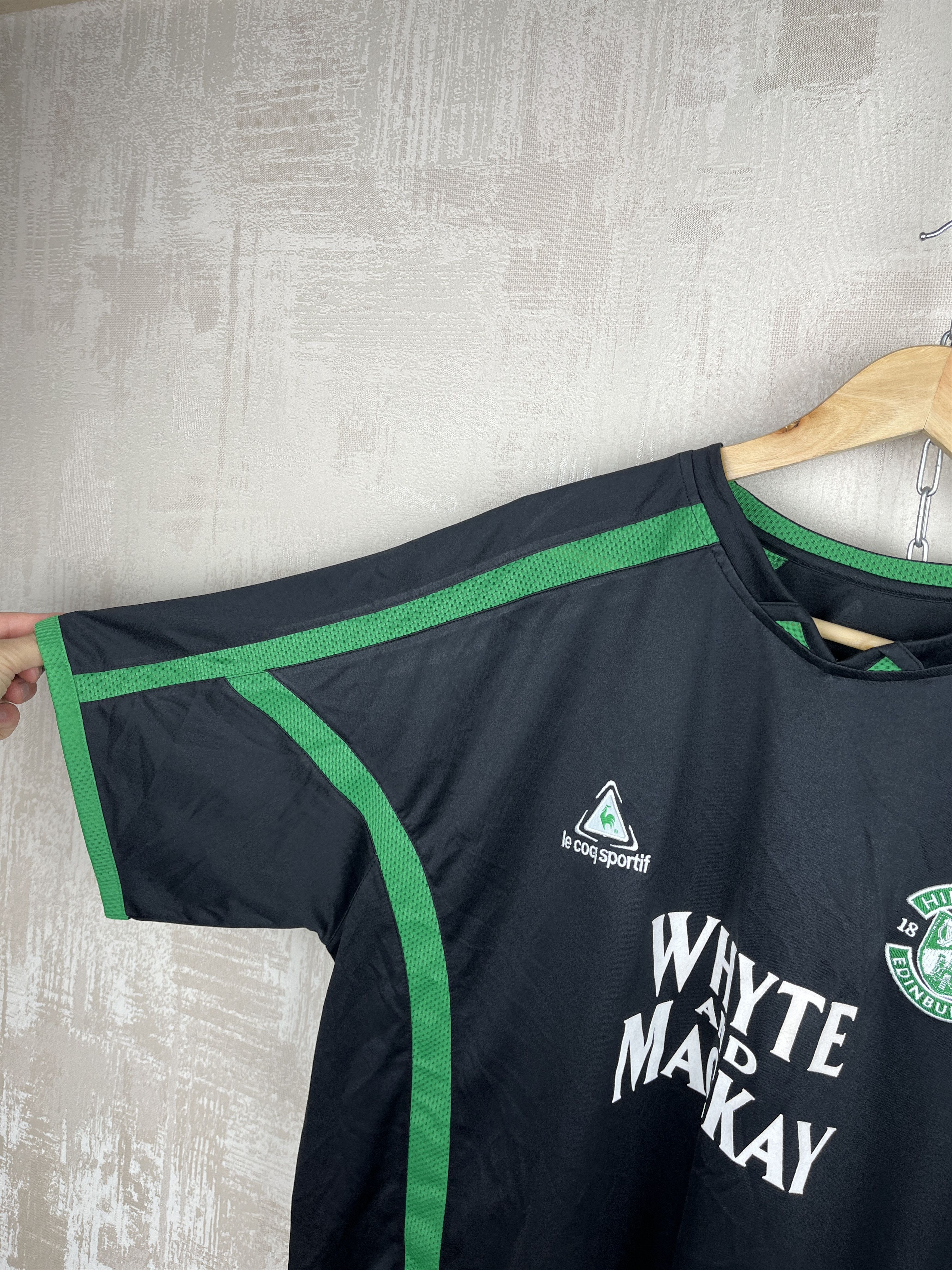 Le Coq Sportif Hibernian 2005 - 2006 Away Football Shirt Soccer Jersey Size US XXL / EU 58 / 5 - 10 Thumbnail