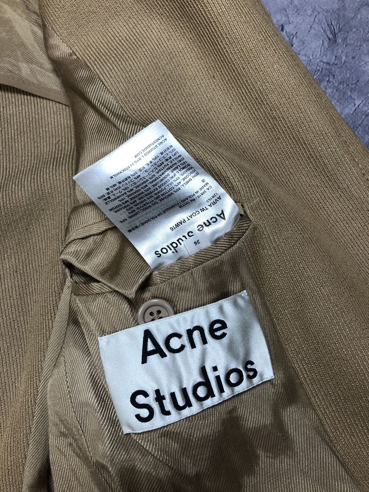Acne Studios Acne studios AVRA TW COAT PAW16 Size XS / US 0-2 / IT 36-38 - 6 Thumbnail