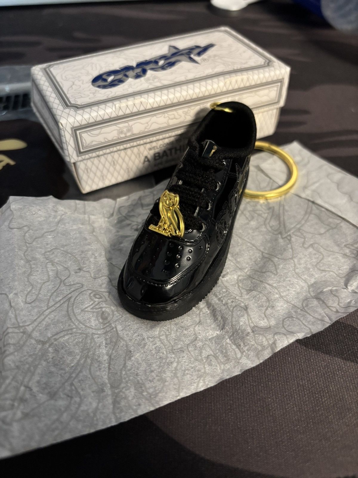 Bape × October's Very Own OVO x BAPE Bapesta Unreleased Key Chain Size ONE SIZE - 2 Thumbnail