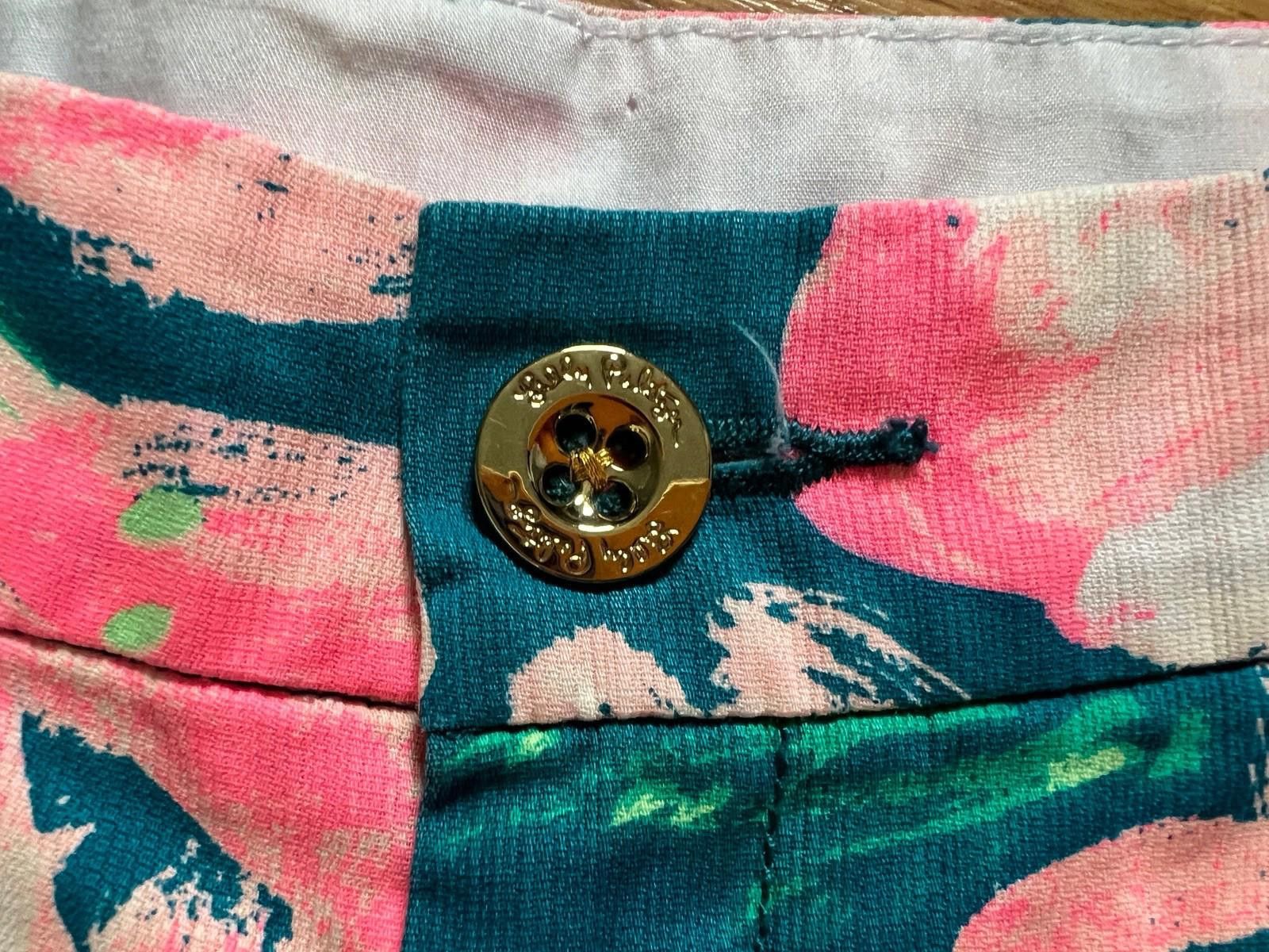 Designer Lot Of 3 Lilly Pulitzer Women's Multicolor Shorts Size 16 XL Size 38" / US 16 / IT 52 - 7 Thumbnail