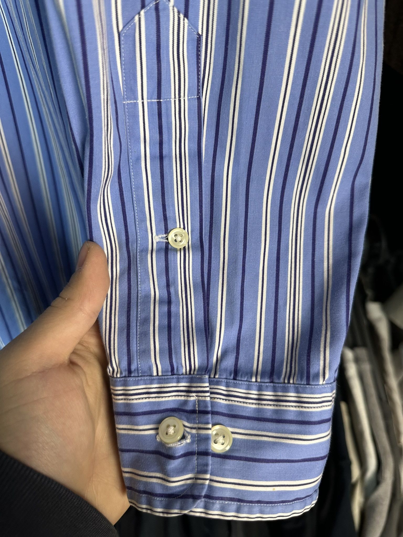 Polo Ralph Lauren Vintage Polo Ralph Lauren Stripped Button Up Shirt Size US XL / EU 56 / 4 - 9 Thumbnail